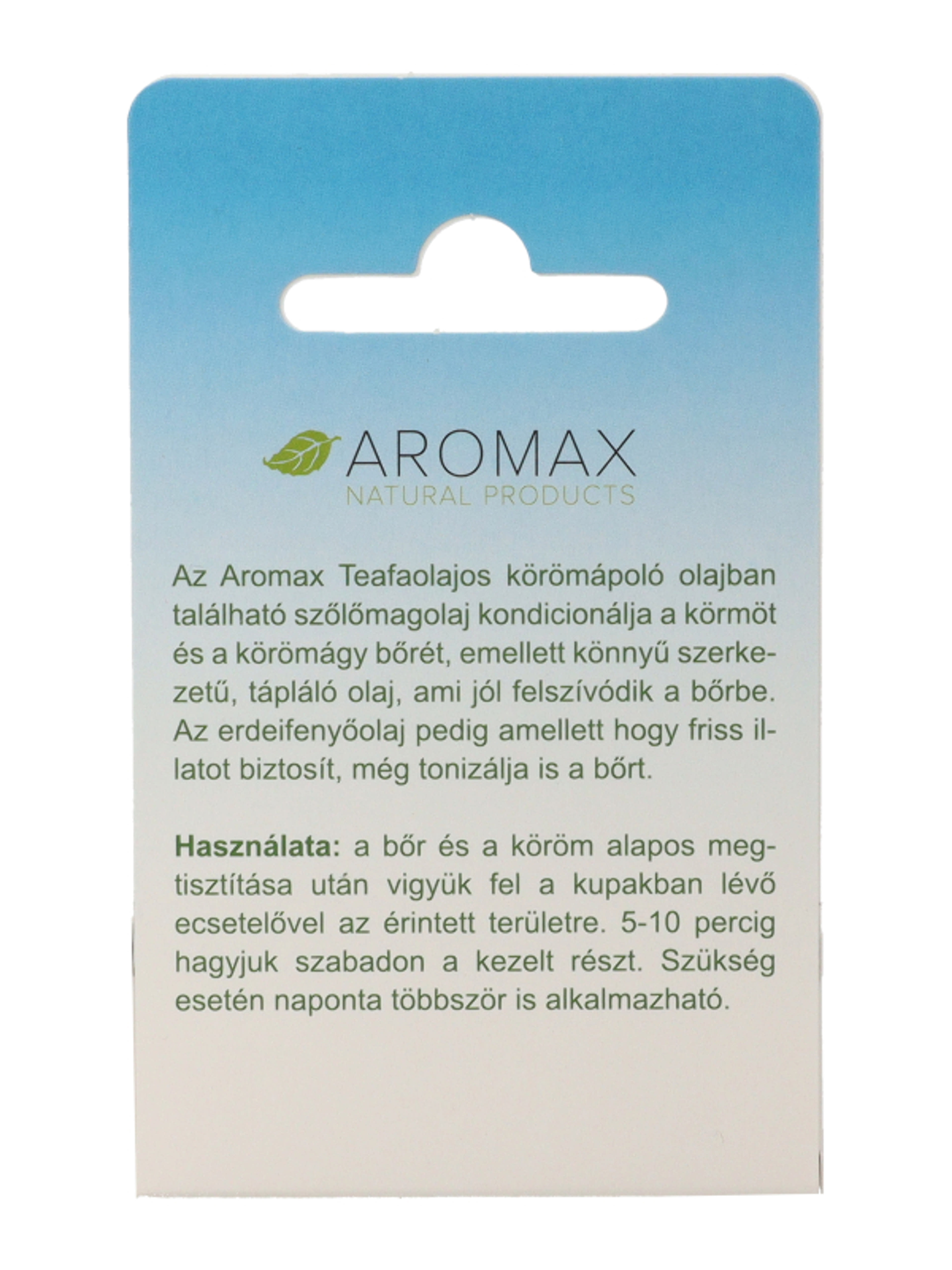 Aromax teafaolajos köröm és lábápoló ecsetelő - 10 ml-4