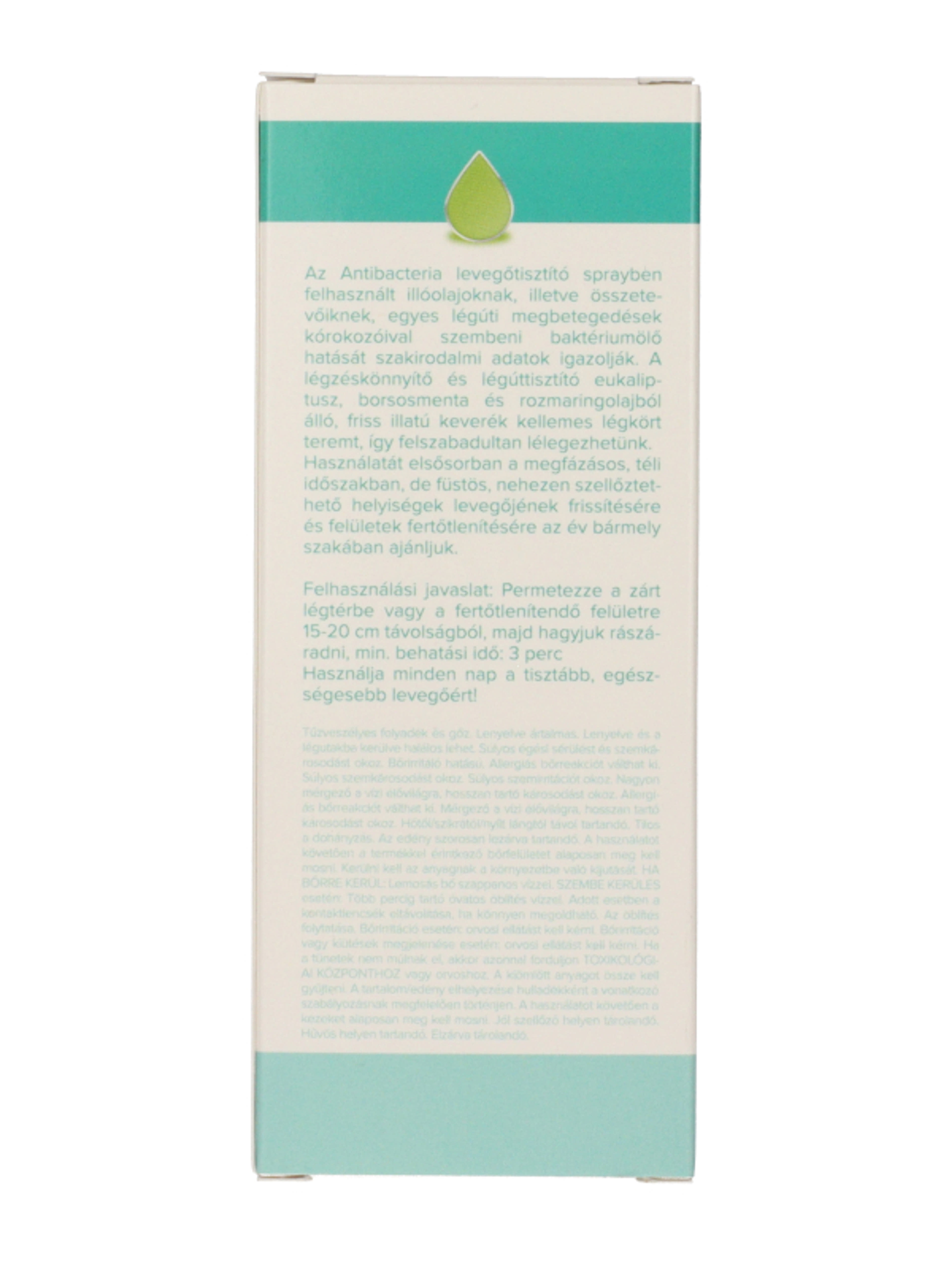 Aromax Borsmenat, Eukaliptusz, Rozmaring Antibakteriális Spray - 20 ml-4
