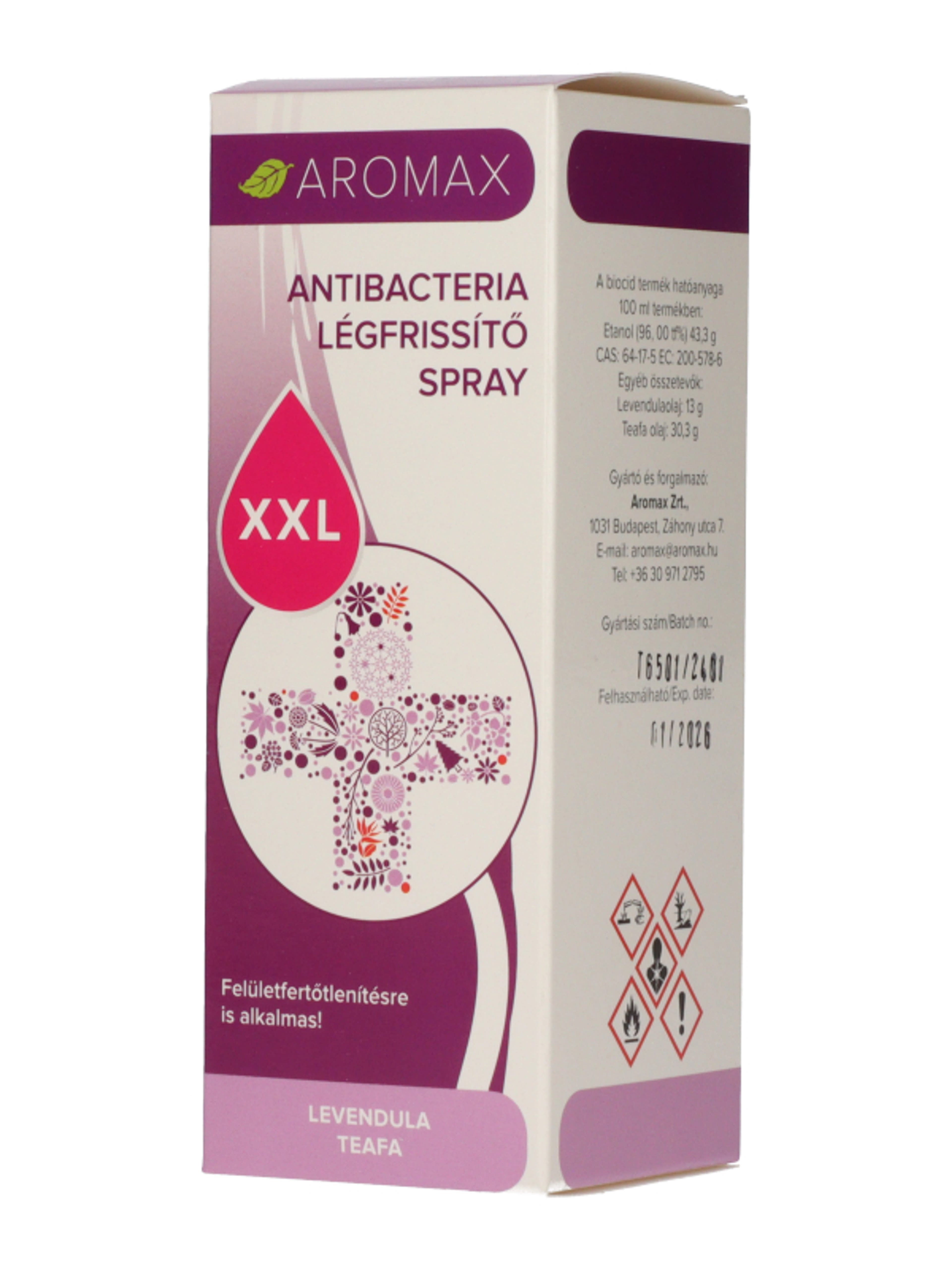 Aromax XXL antibakteriális spray levelndula-teafa - 40 ml-3