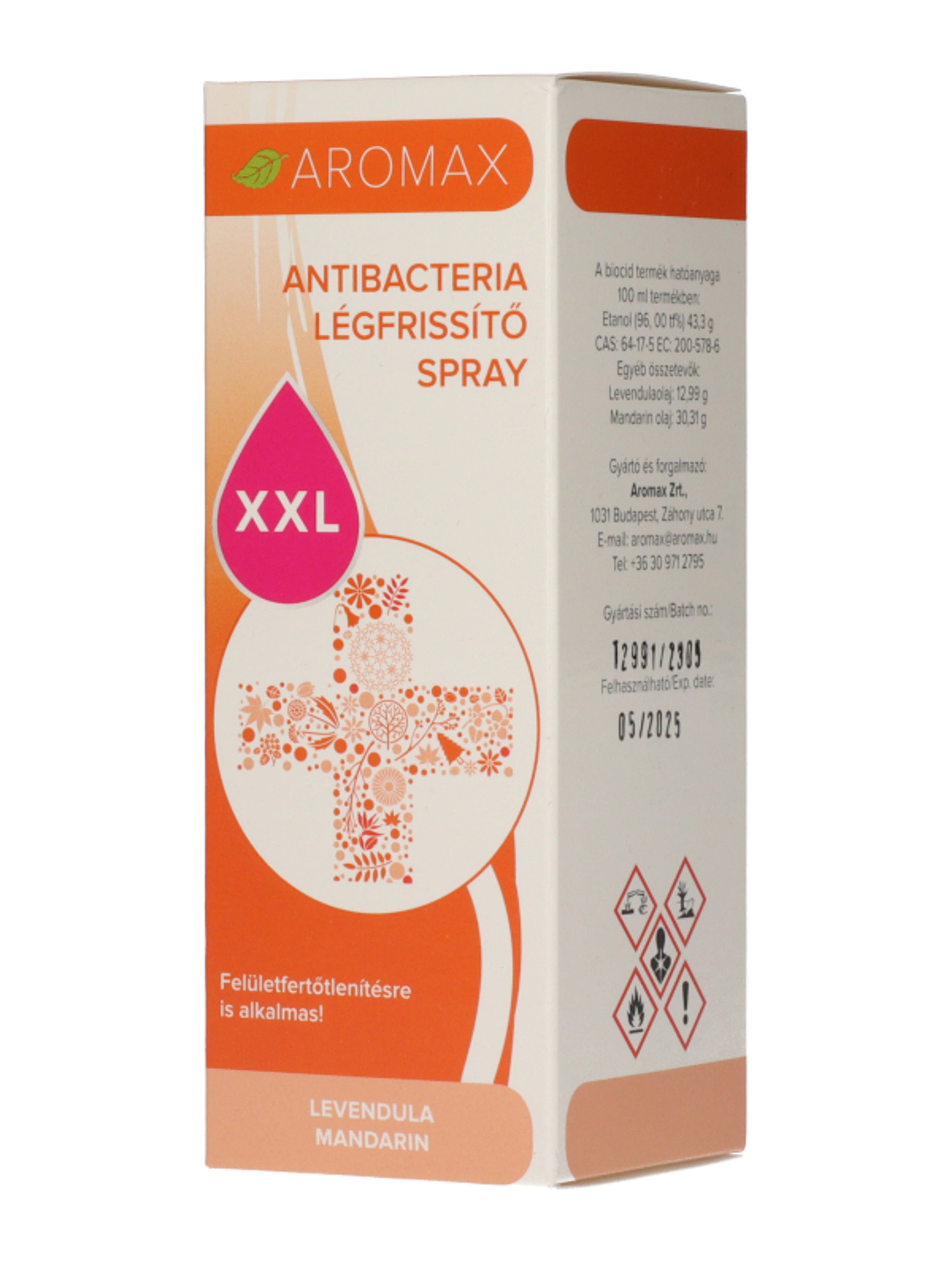 Aromax XXL antibakteriális spray mandarin- levendula - 40 ml-3