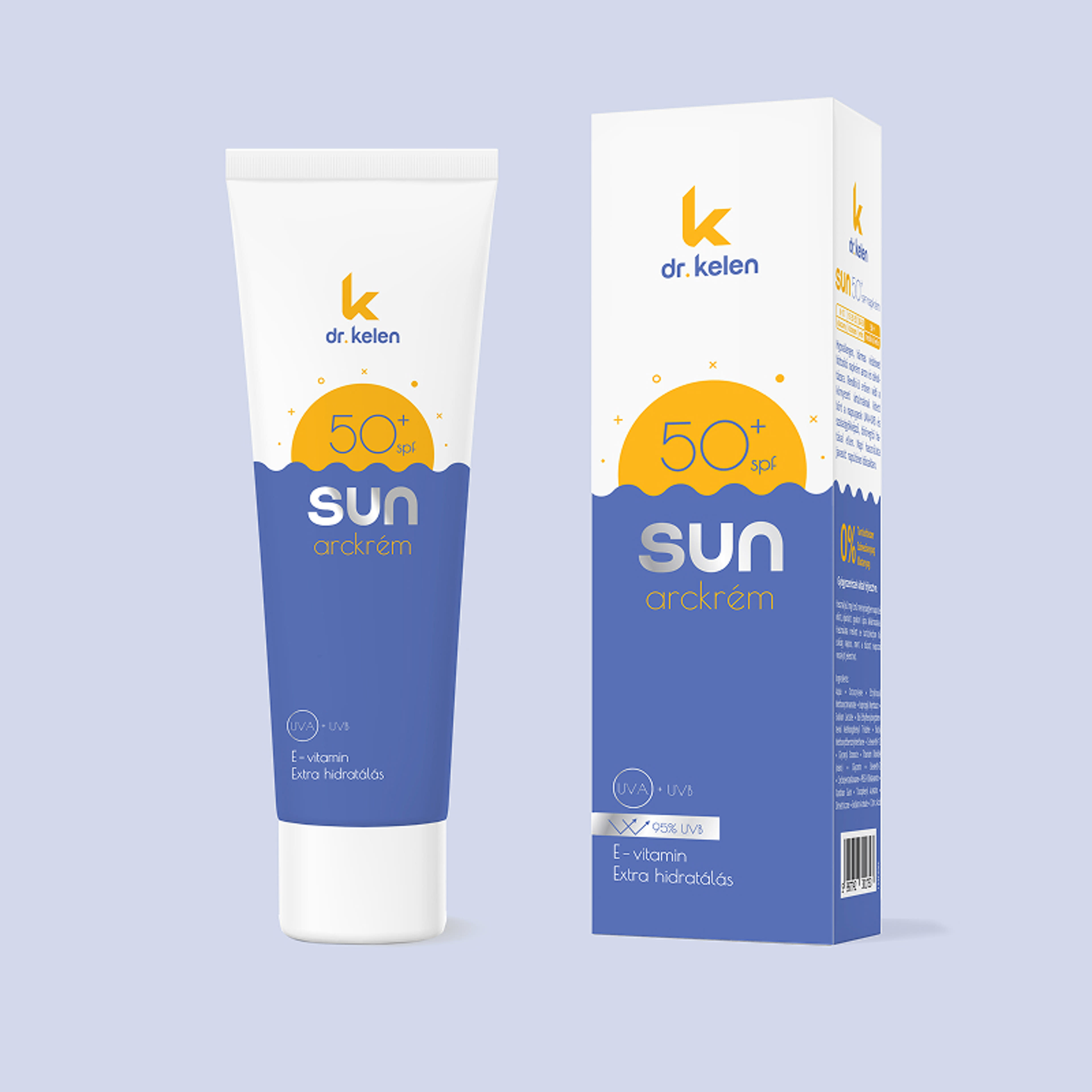 Dr.Kelen Sun F50+ Arcra Napkrém - 1 db-3