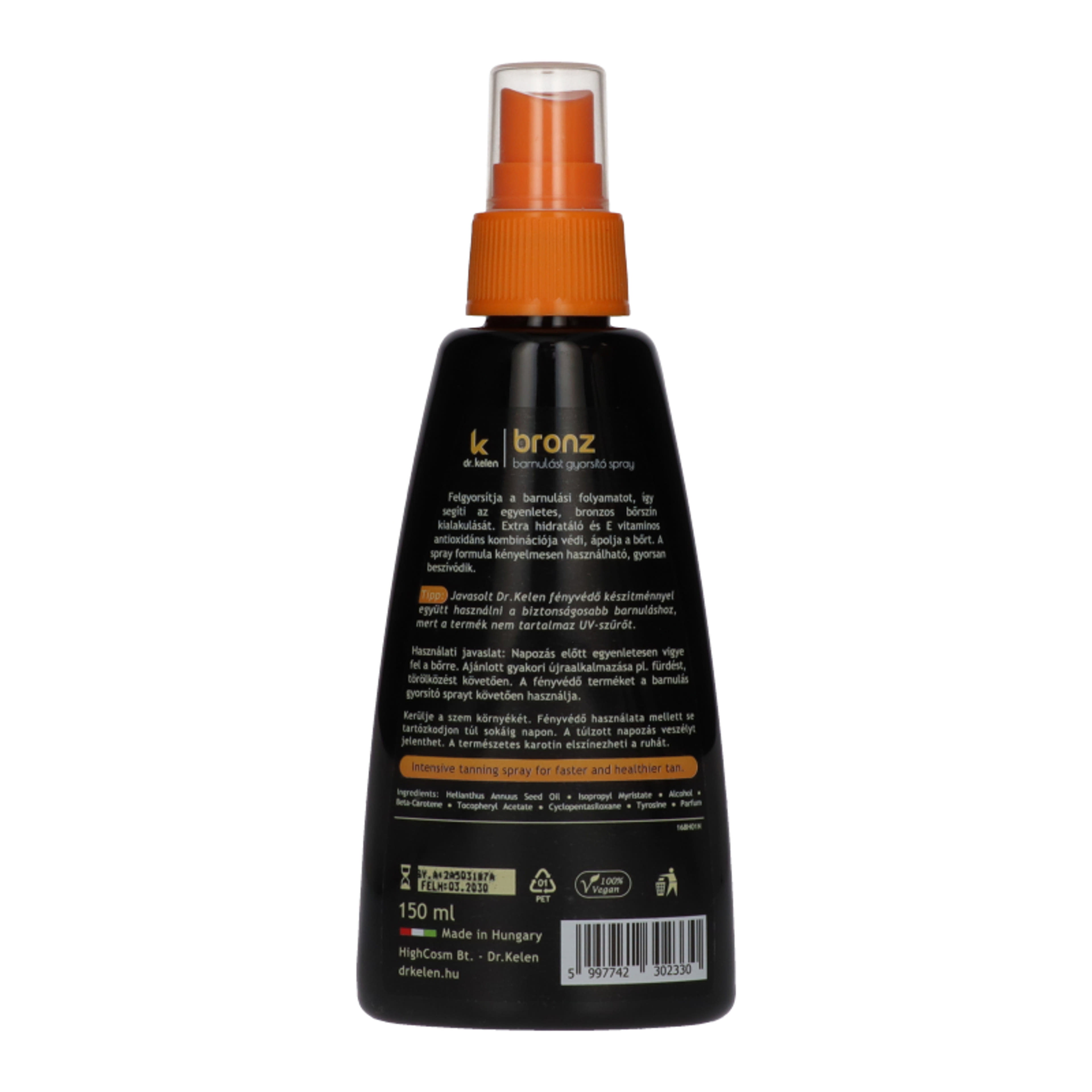 Dr.Kelen Bronz Karotin barnulásgyorsító olaj - 150 ml-2