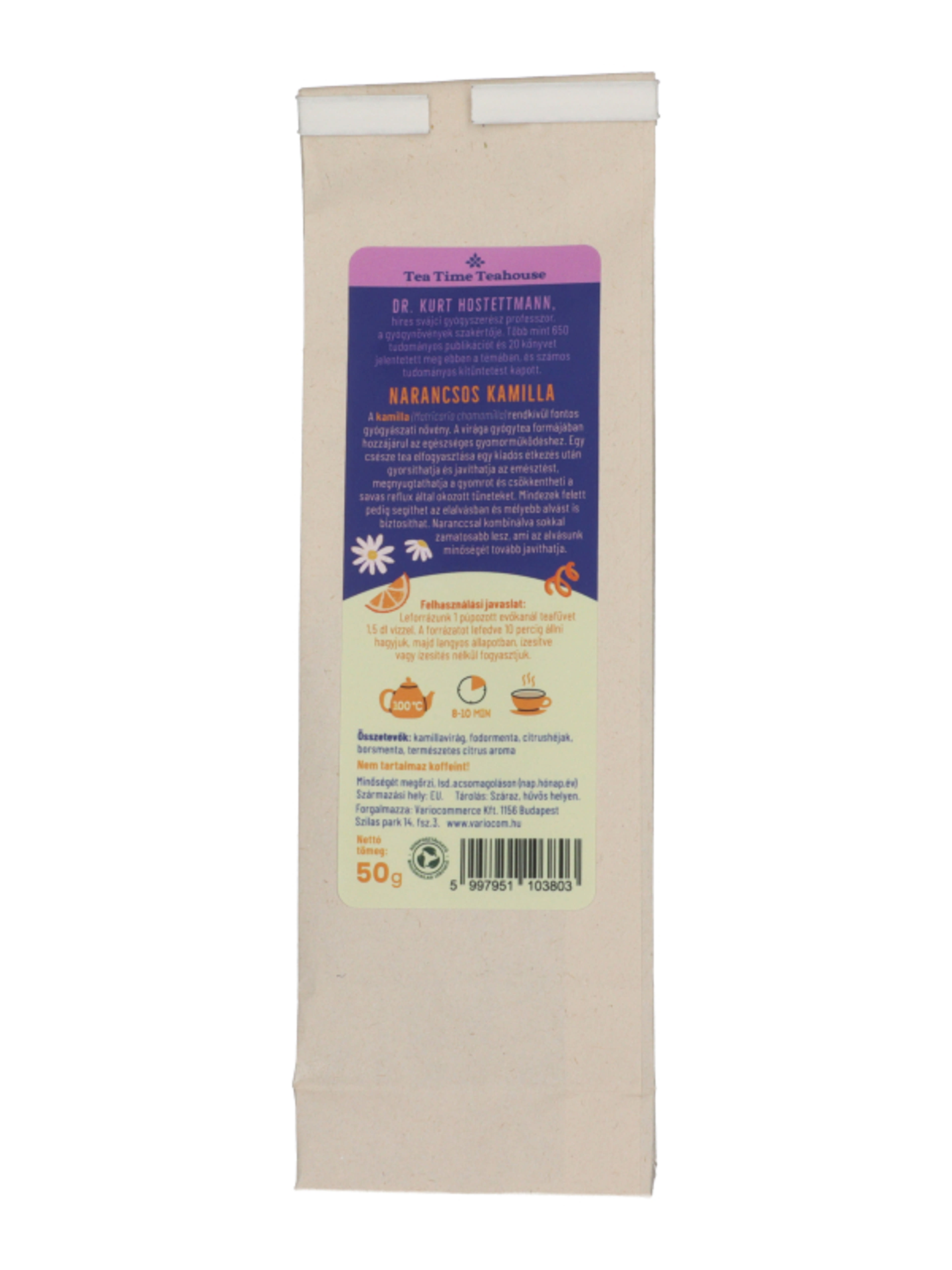Tea Time narancsos kamilla tea - 50 g-3
