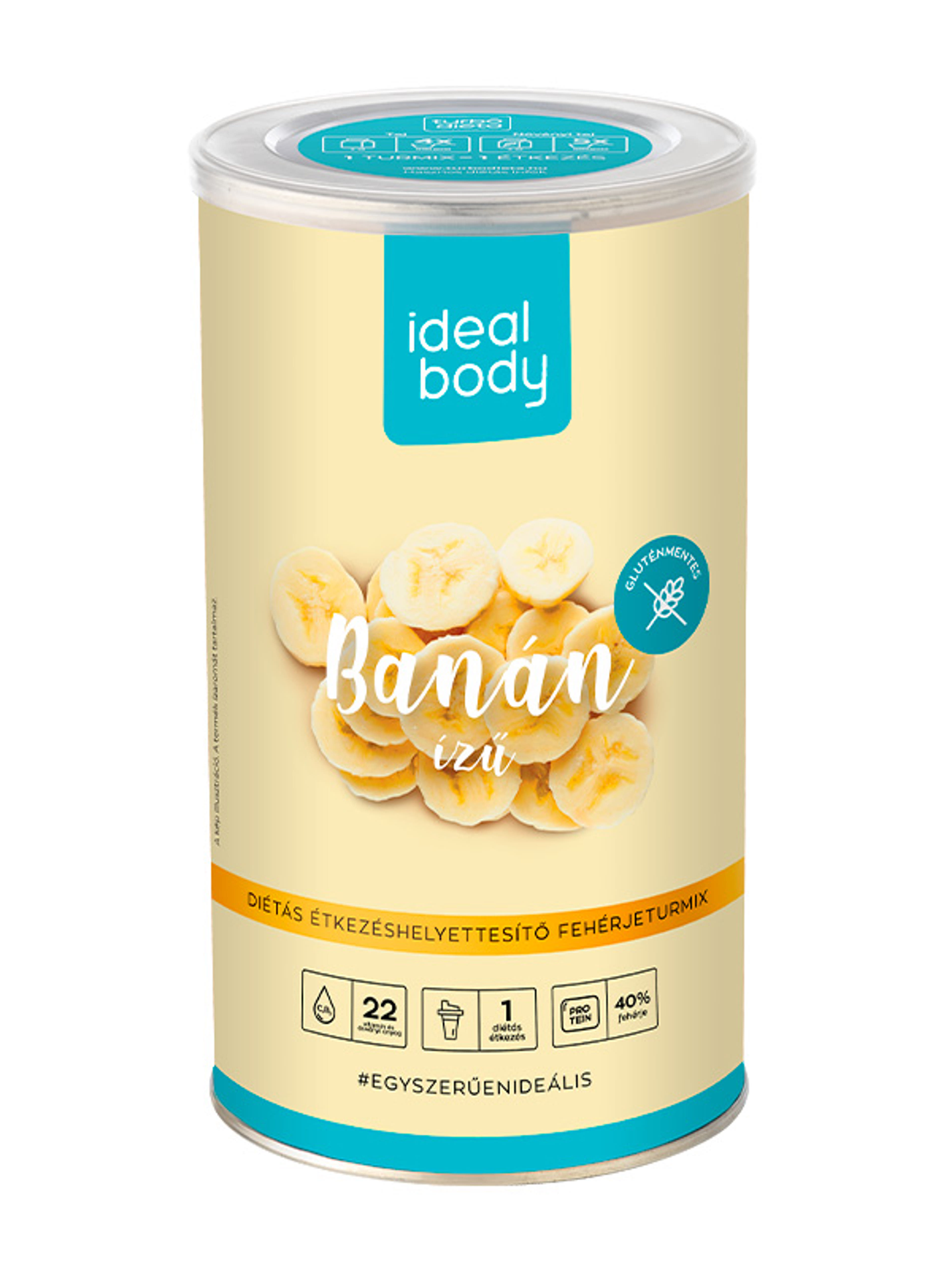 IdealBody diétás fehérje turmixpor banán - 525 g
