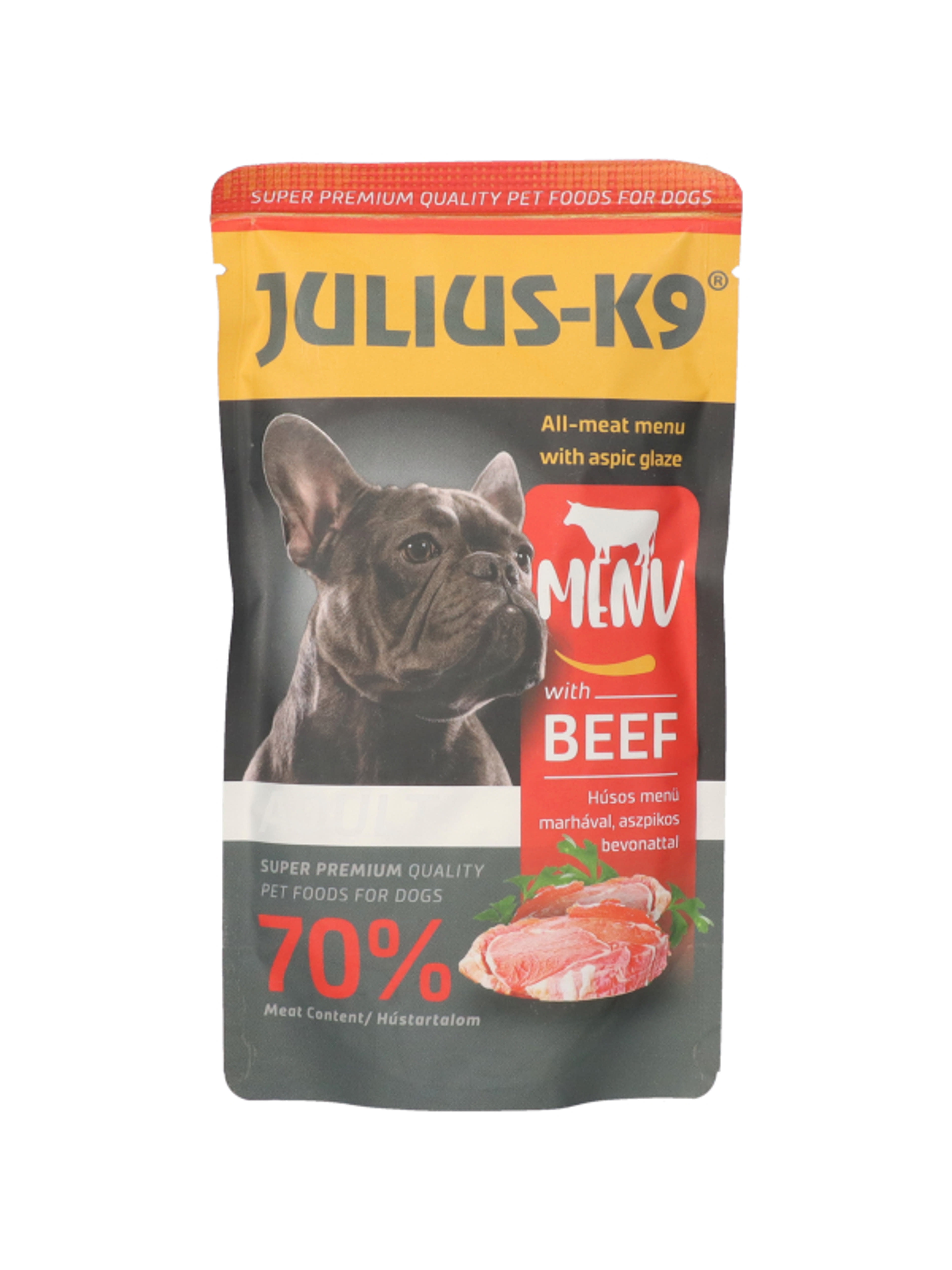 Julius-K9 alutasak kutyáknak, marha - 125 g-2