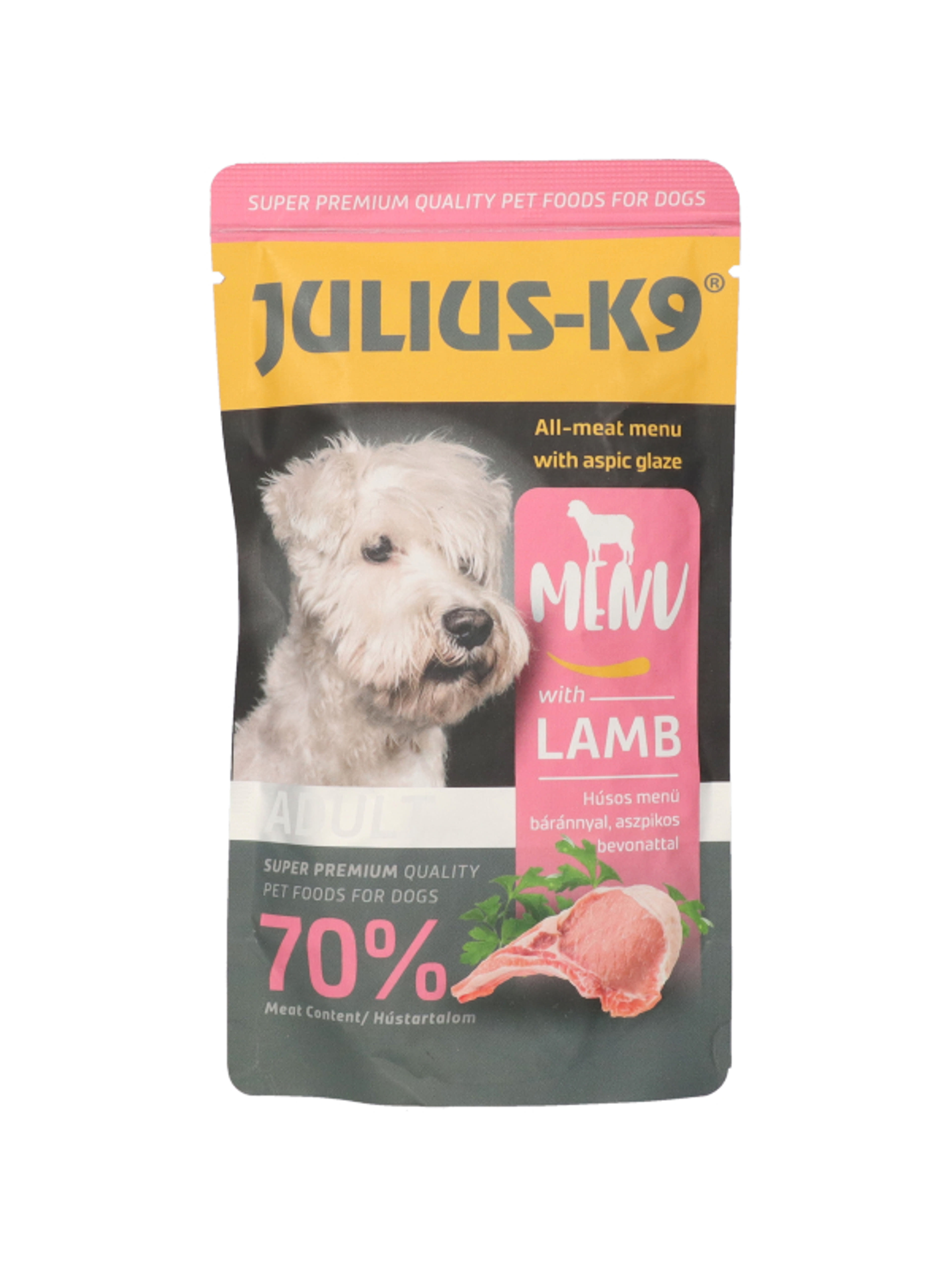 Julius-K9 alutasak kutyáknak,bárány - 125 g