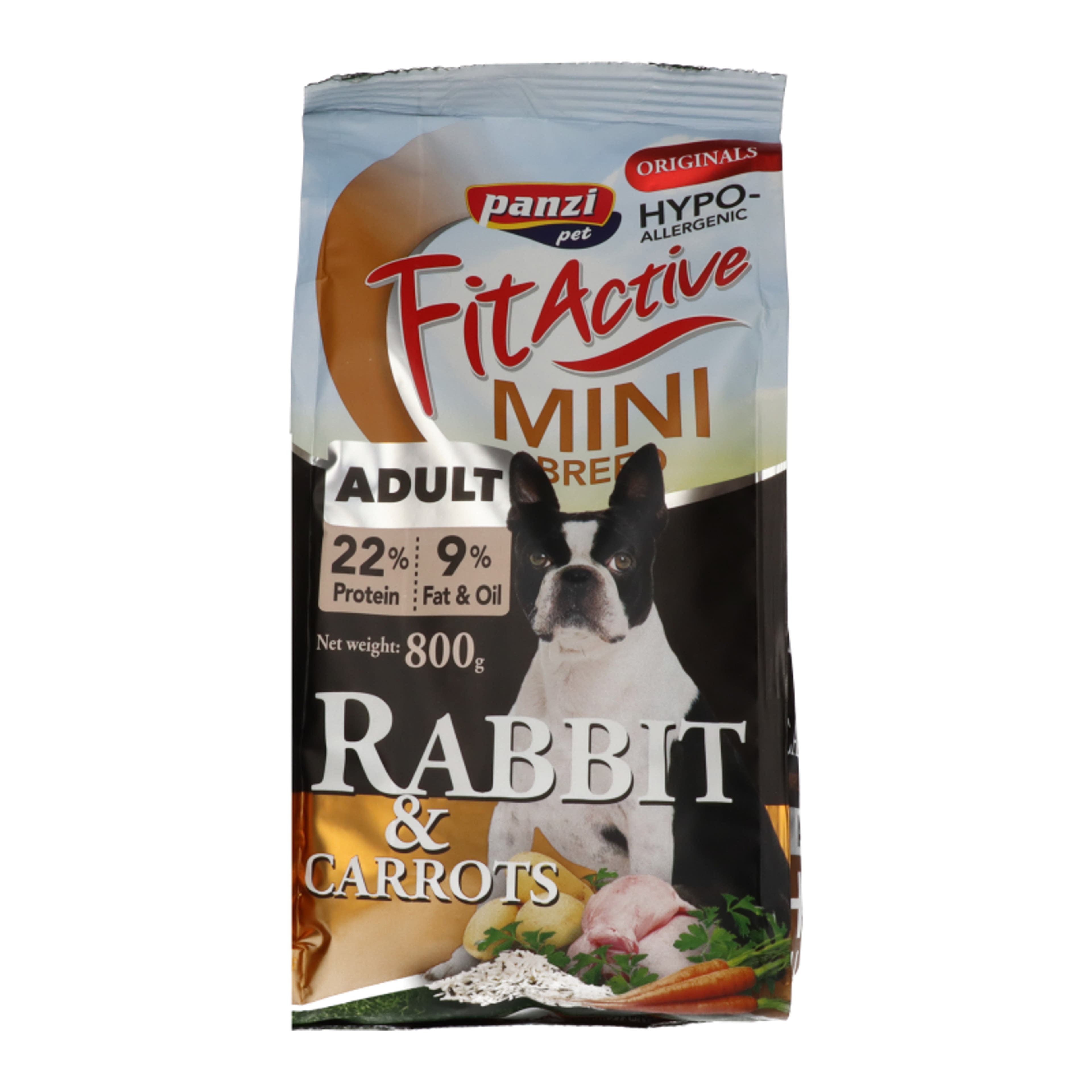 FitActive Originals Adult Mini Hypoallergenic nyúl szárazeledel kutyák részére - 800 g-1