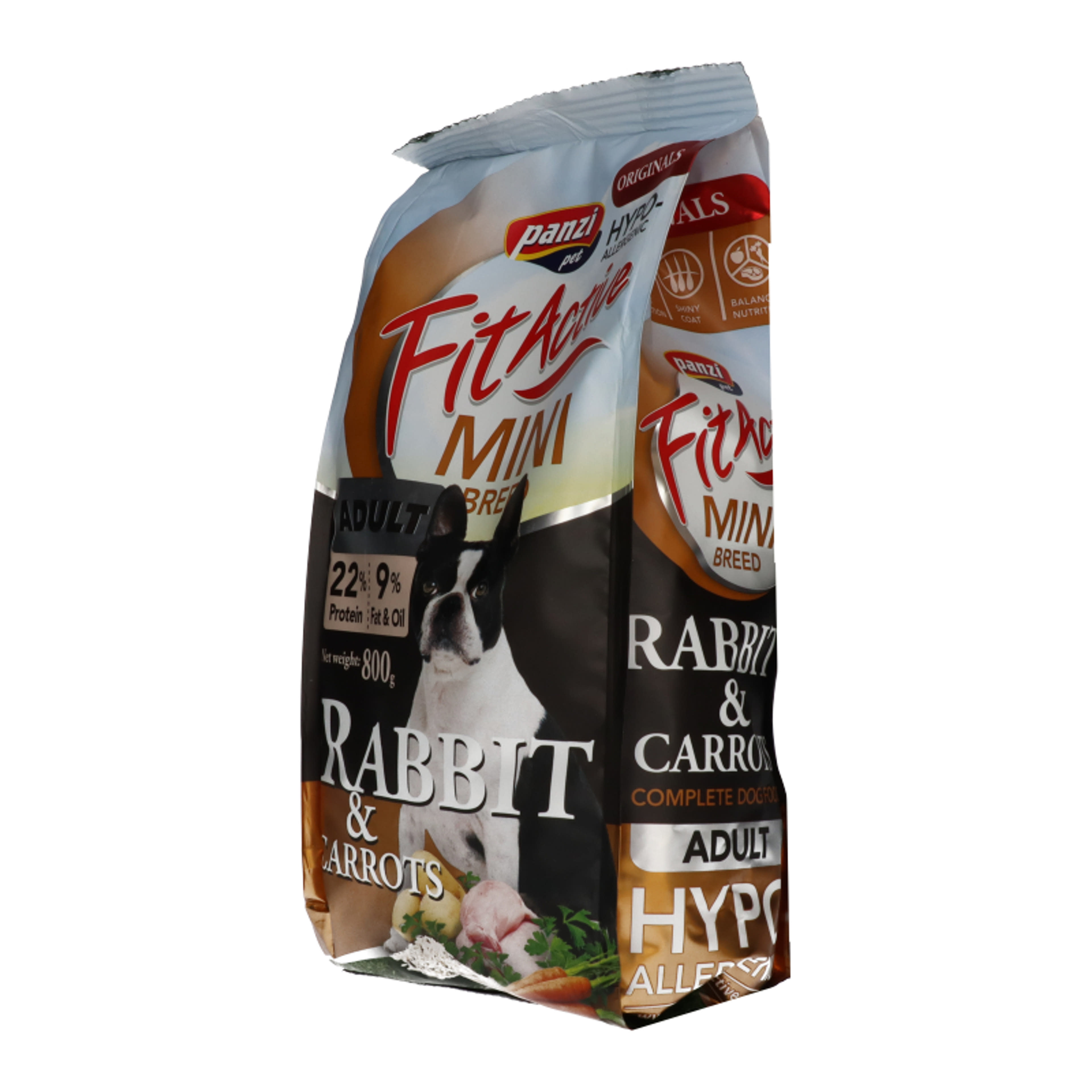 FitActive Originals Adult Mini Hypoallergenic nyúl szárazeledel kutyák részére - 800 g-2