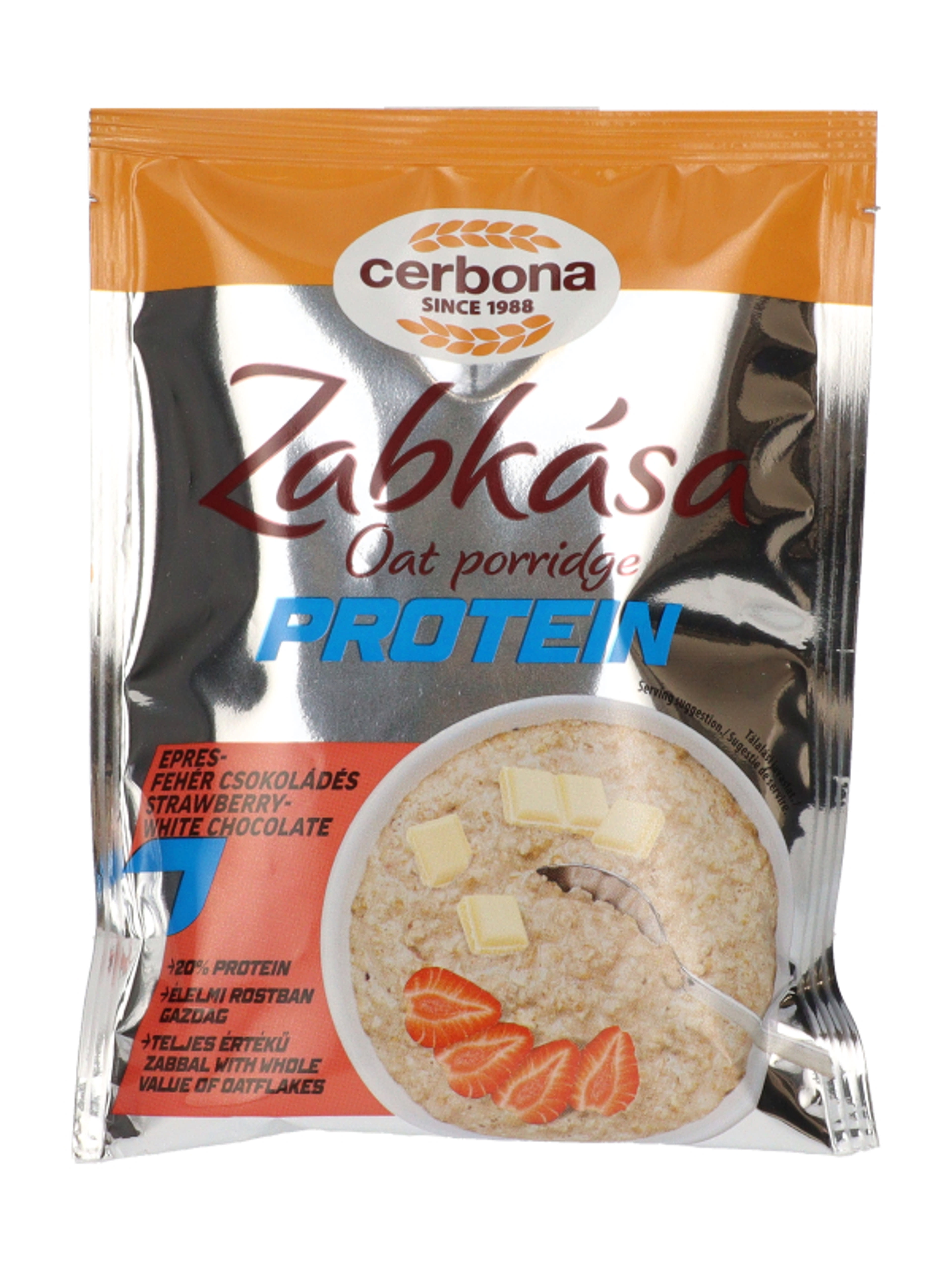 Cerbona Protein epres, fehércsokoládés zabkása - 60 g