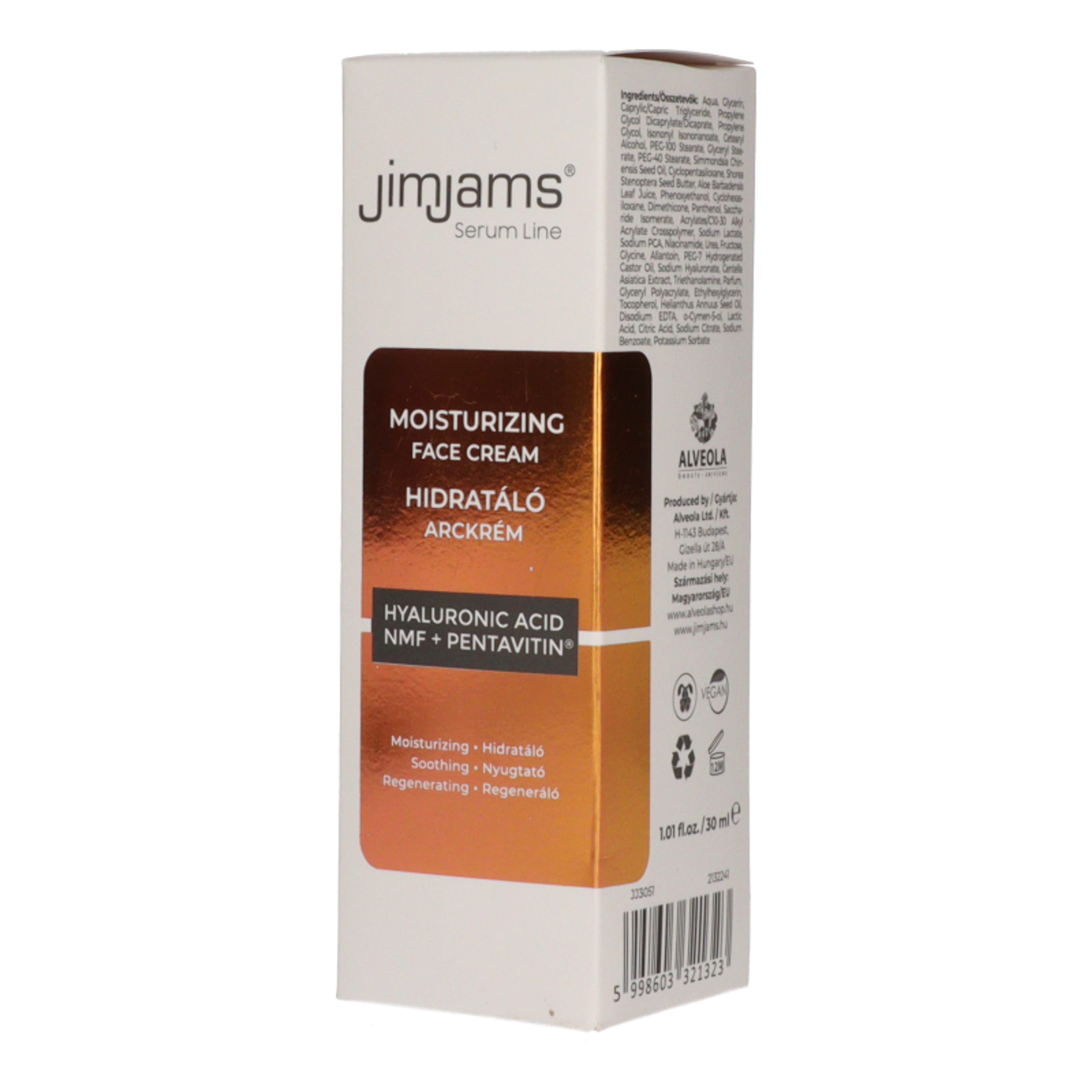 JimJams Serum Line arckrém hialuronnal - 30 ml-2