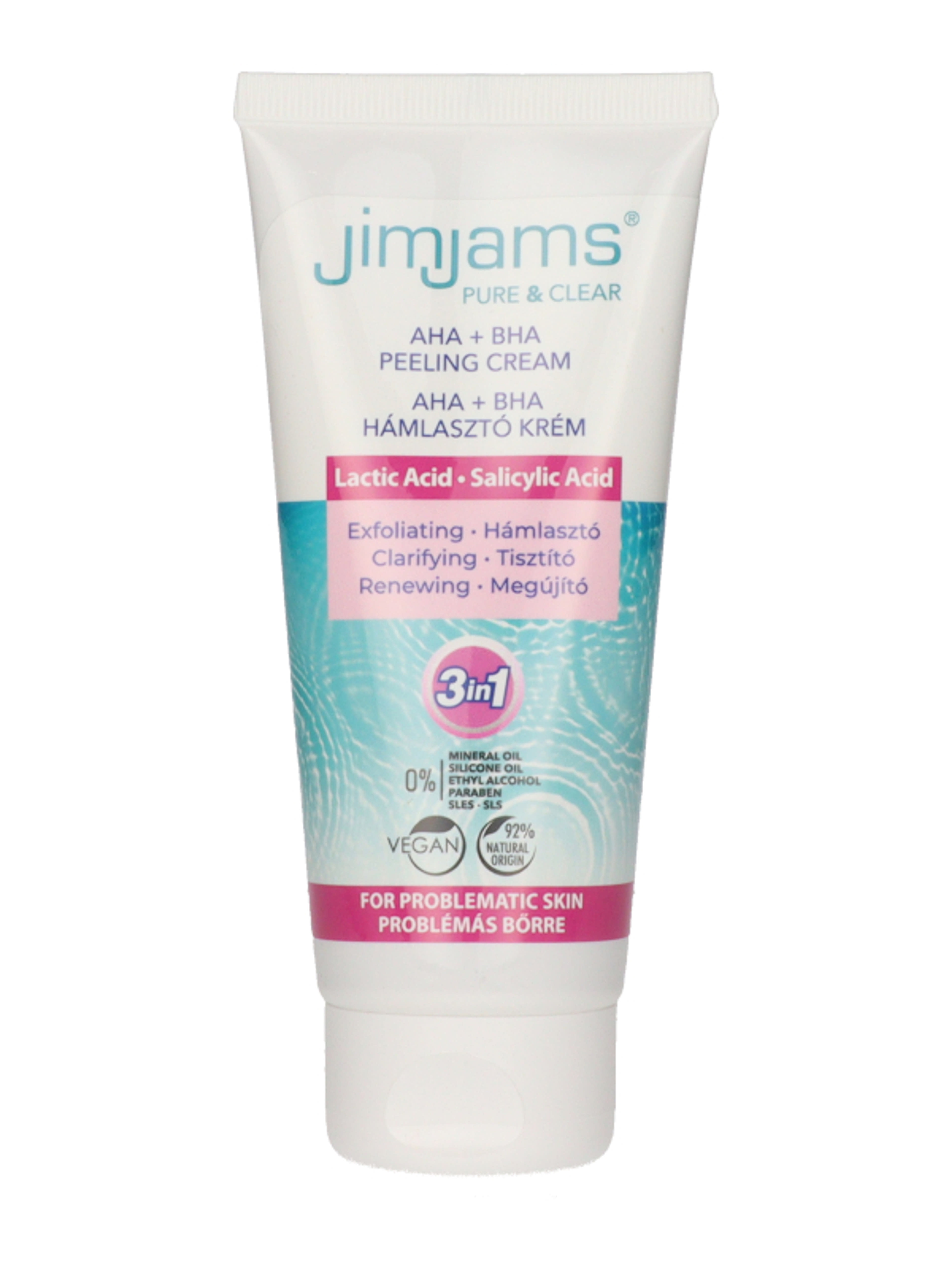 JimJams Pure&Clear AHA+BHA hámlasztó krém - 75 ml
