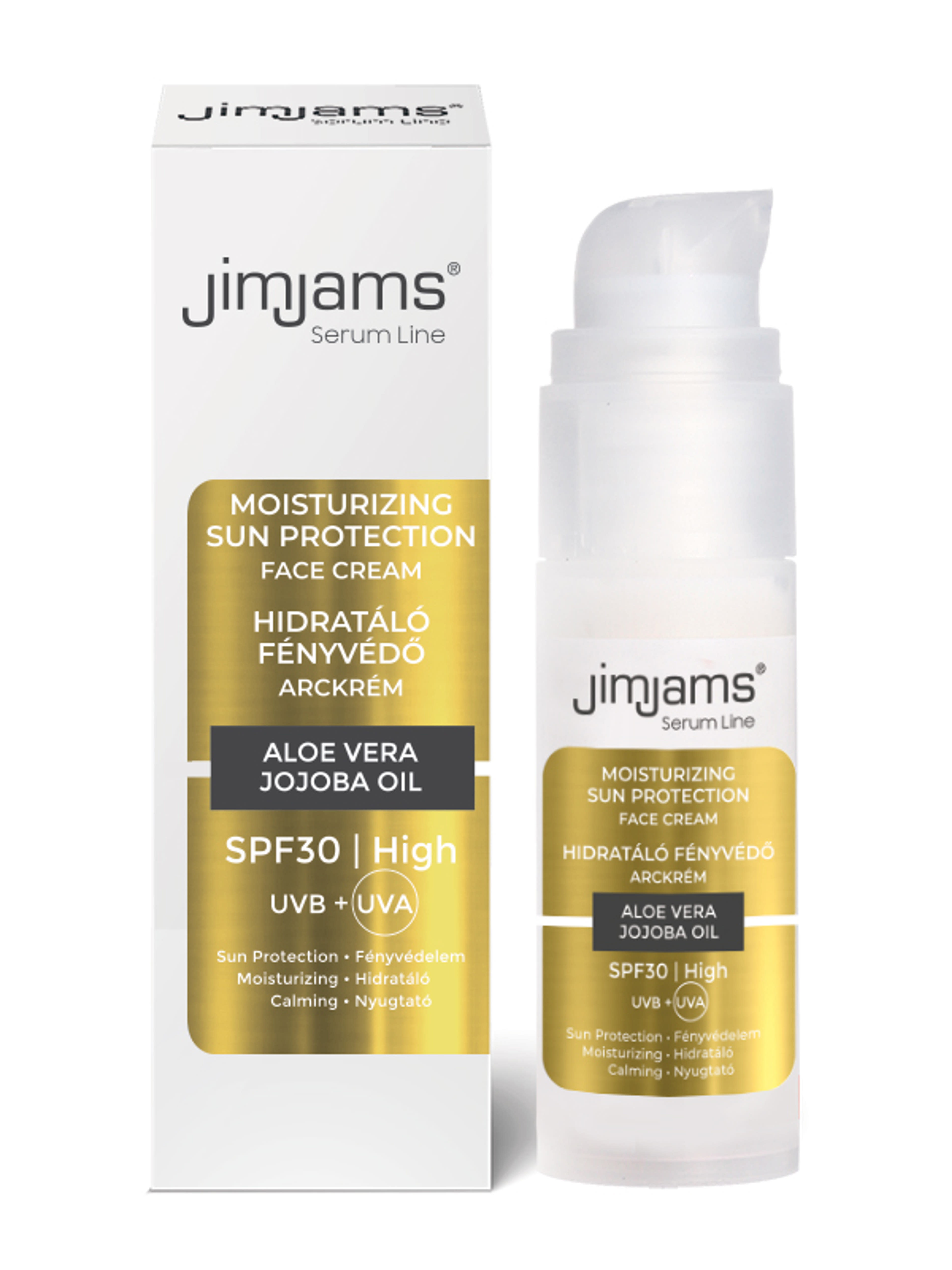 JimJams Serum Line Hidratáló fényvédő arckrém SPF30 - 30 ml-4