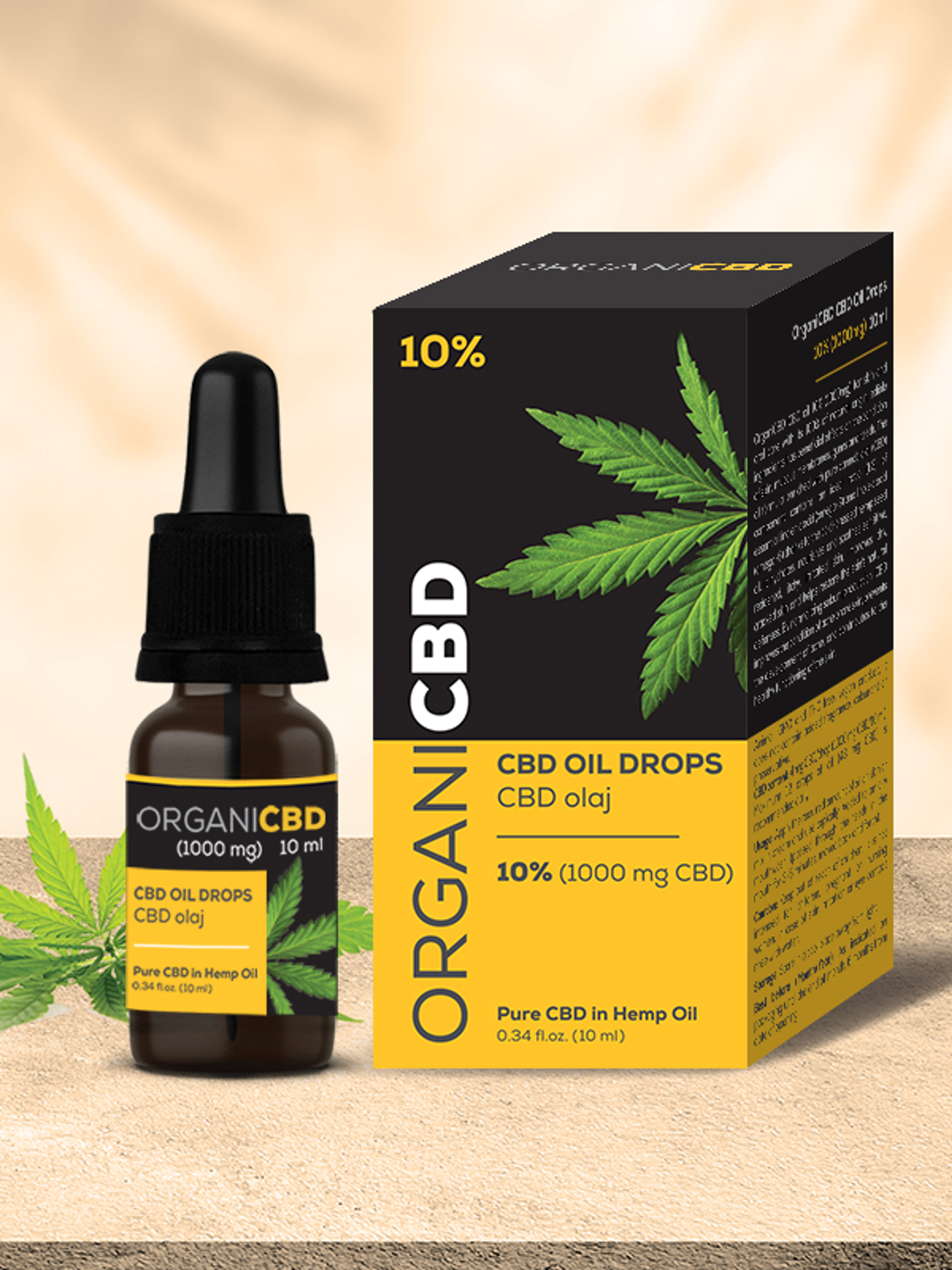 OrganiCBD CBD olaj 10% (1000mg) - 10 ml-3