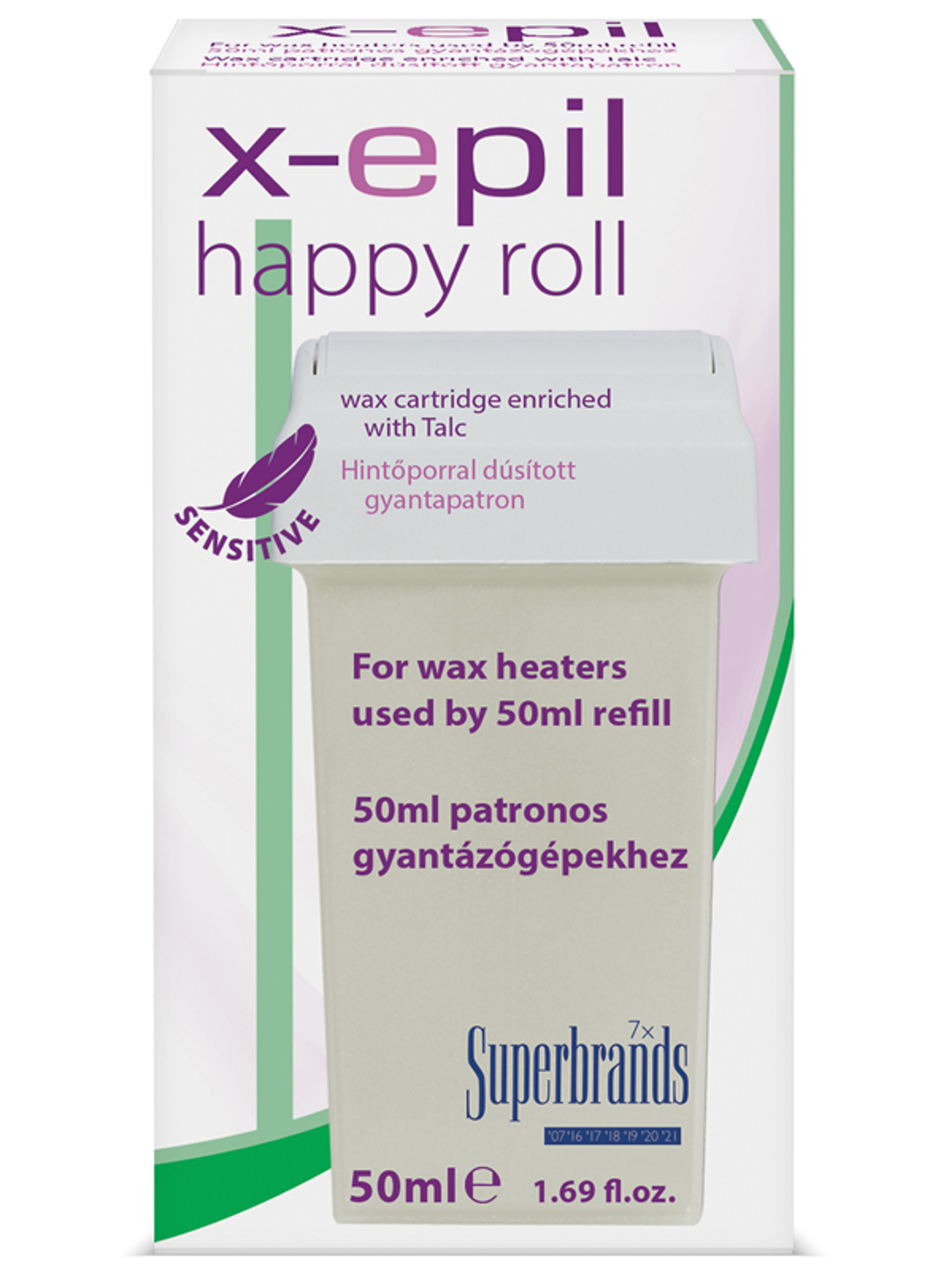 X-Epil Happy Roll gyantapatron hypo - 50 ml-1