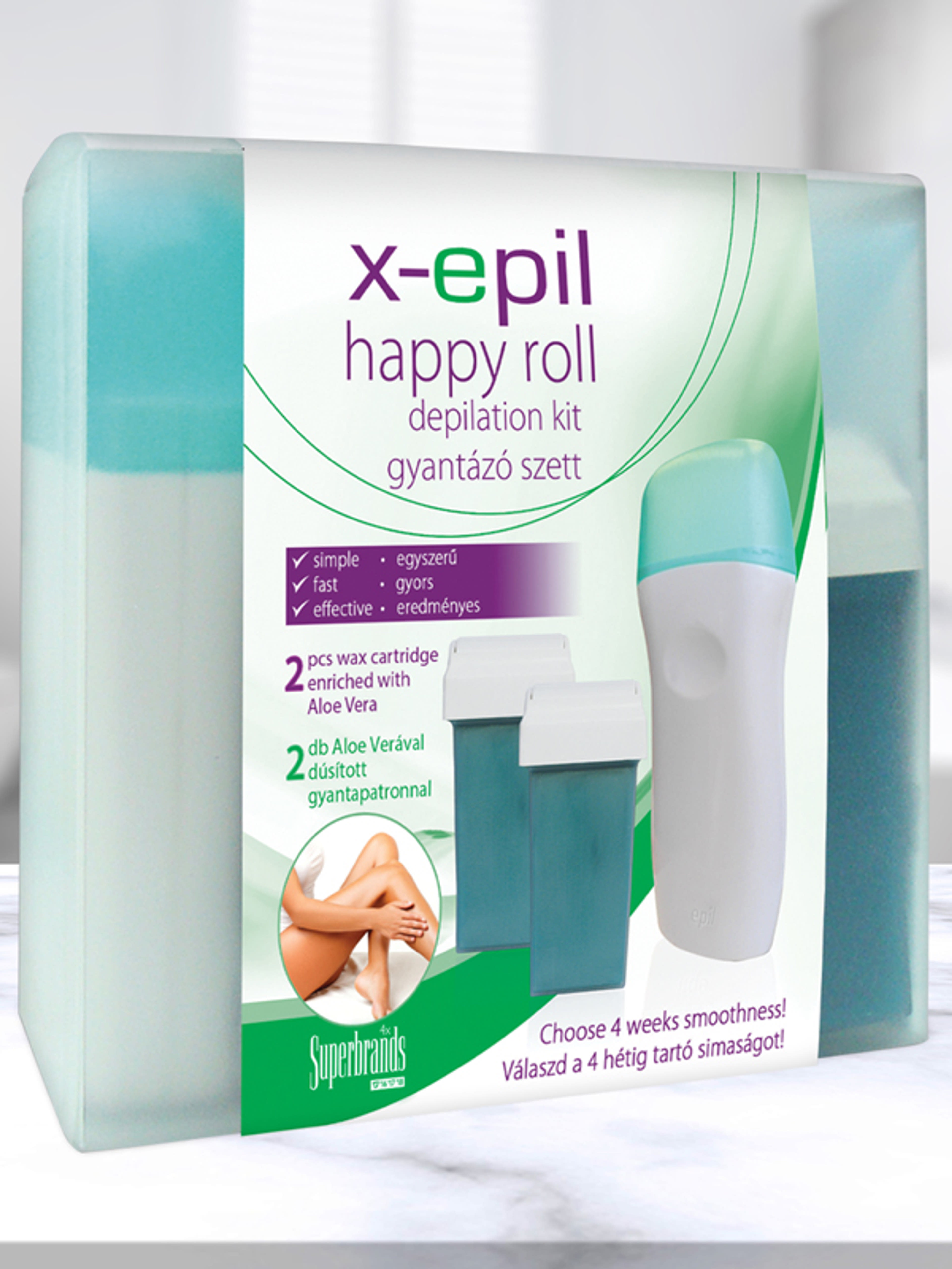 X-Epil Happy Roll gyantázószett - 1 db-3