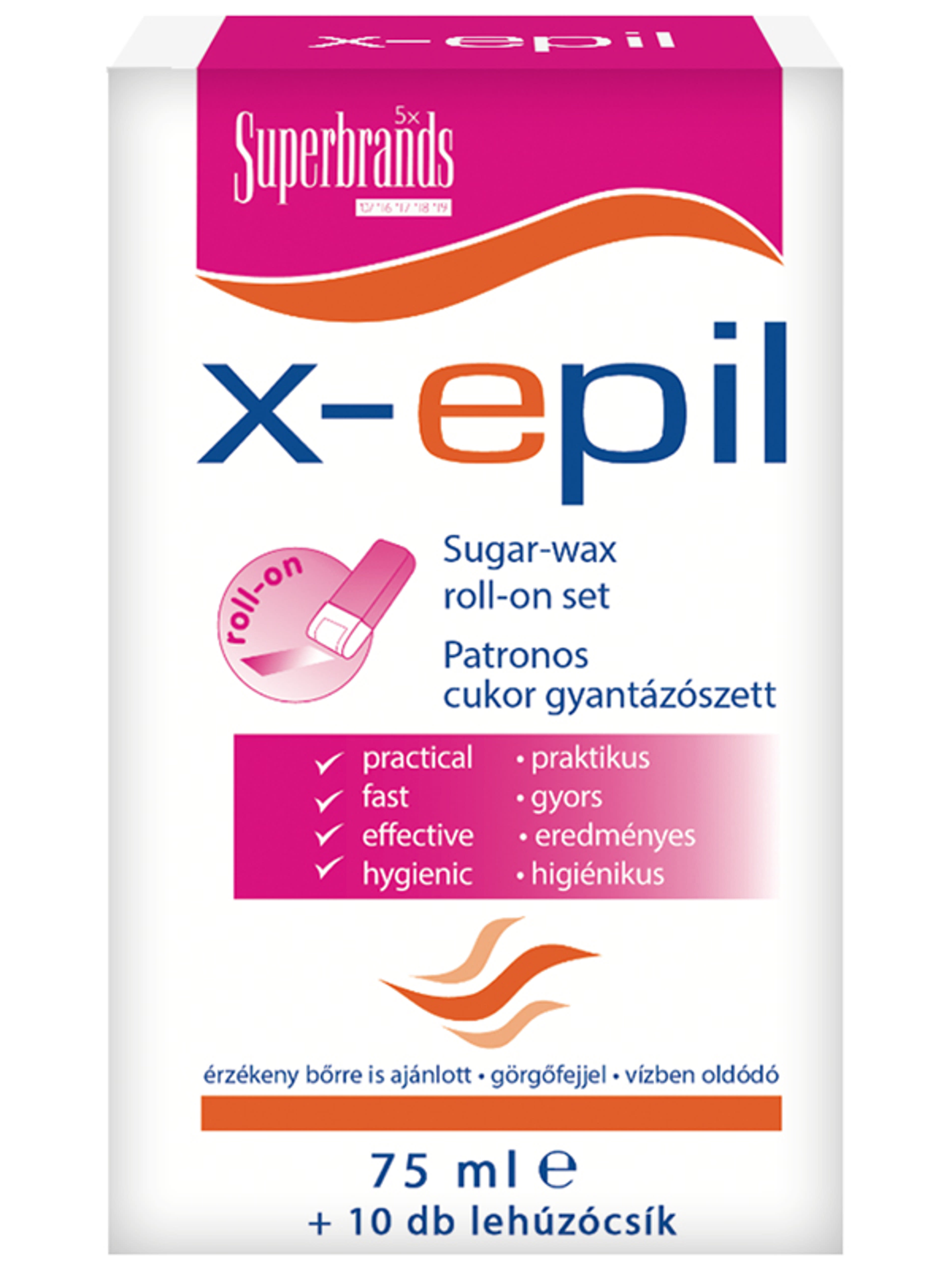 X-Epil patronos cukorgyantaszett - 1 db