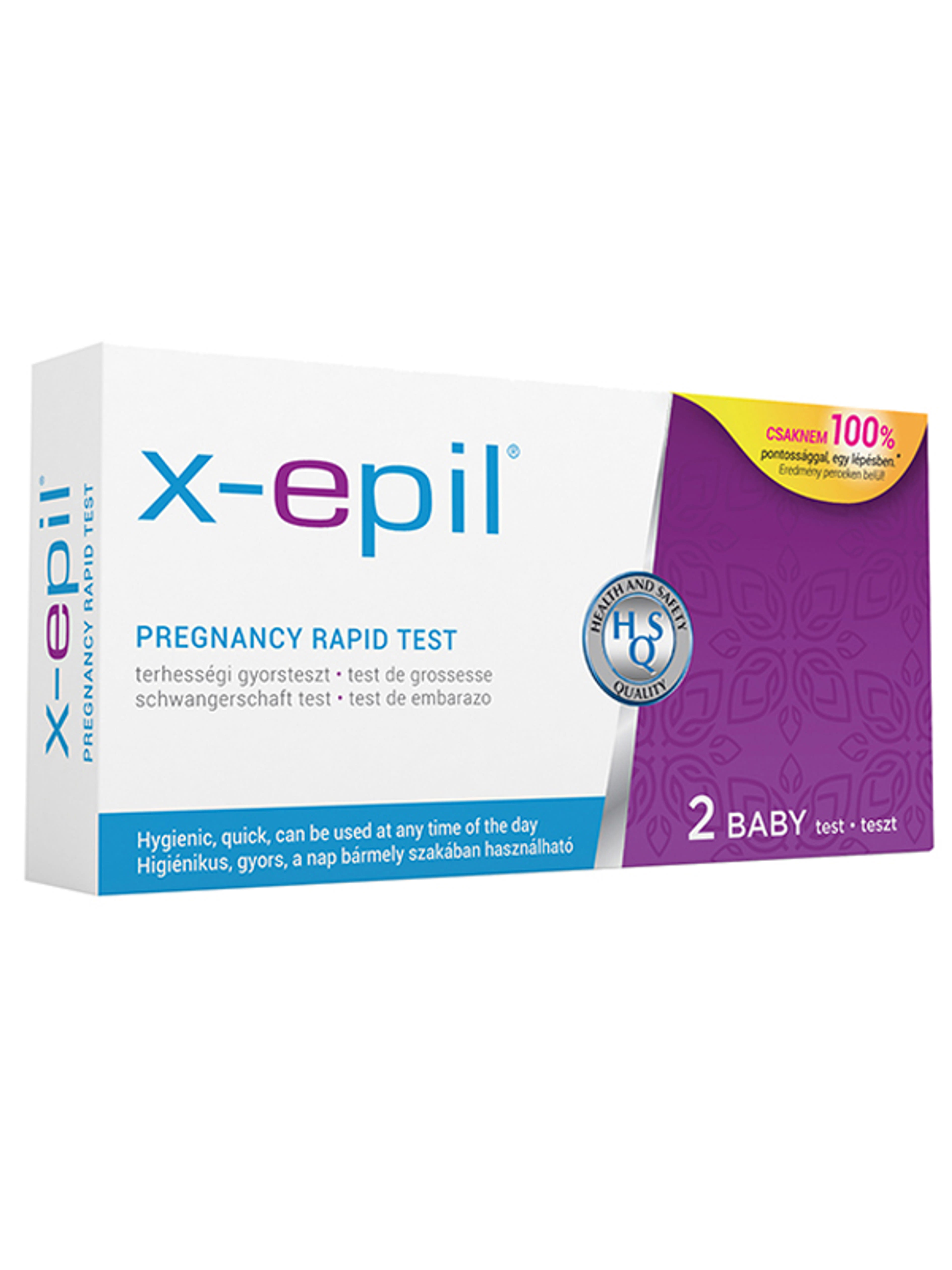 X-Epil terhességi gyorsteszt - 2 db-2