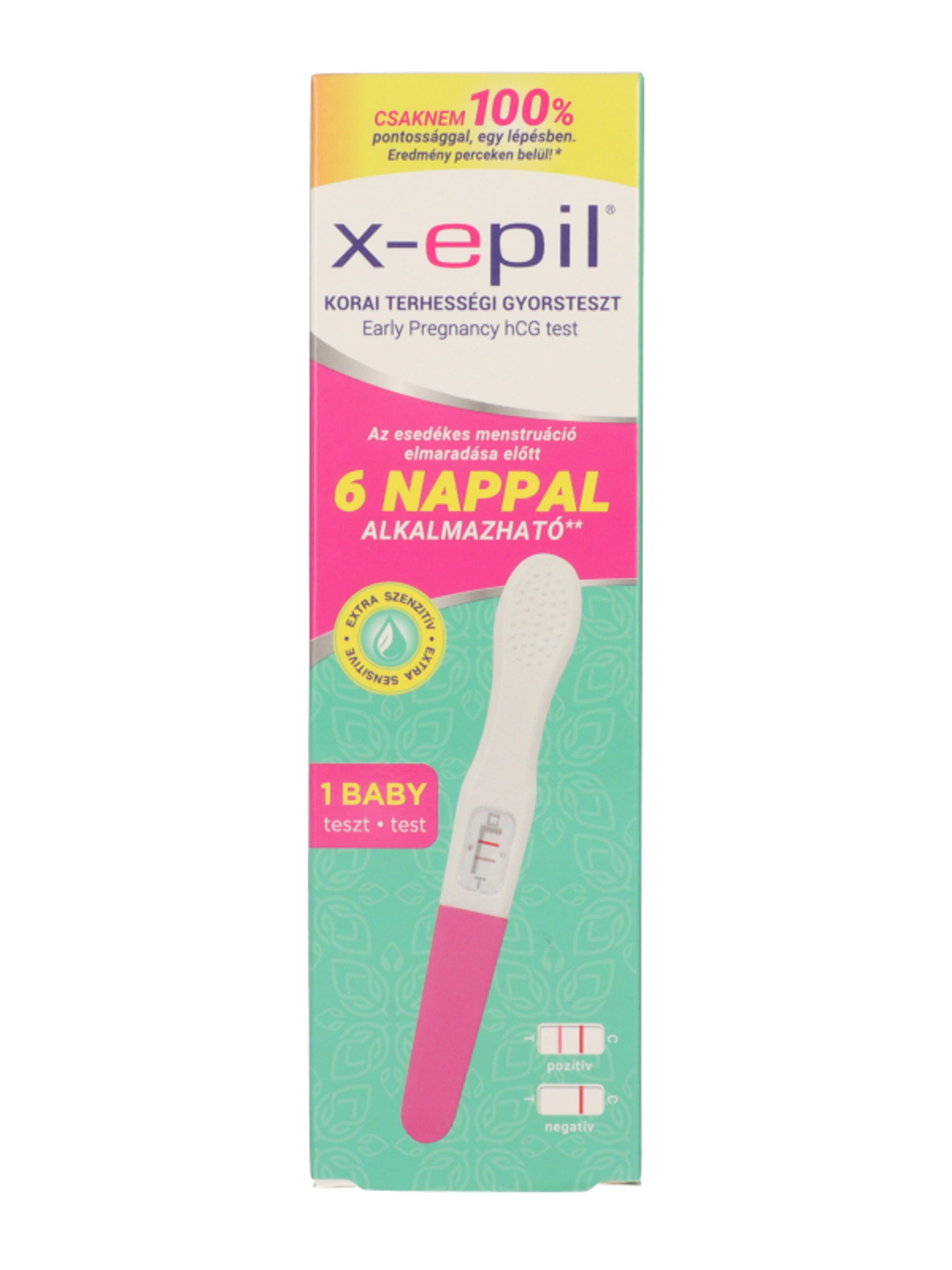 X-Epil korai terhességi gyorsteszt - 1 db