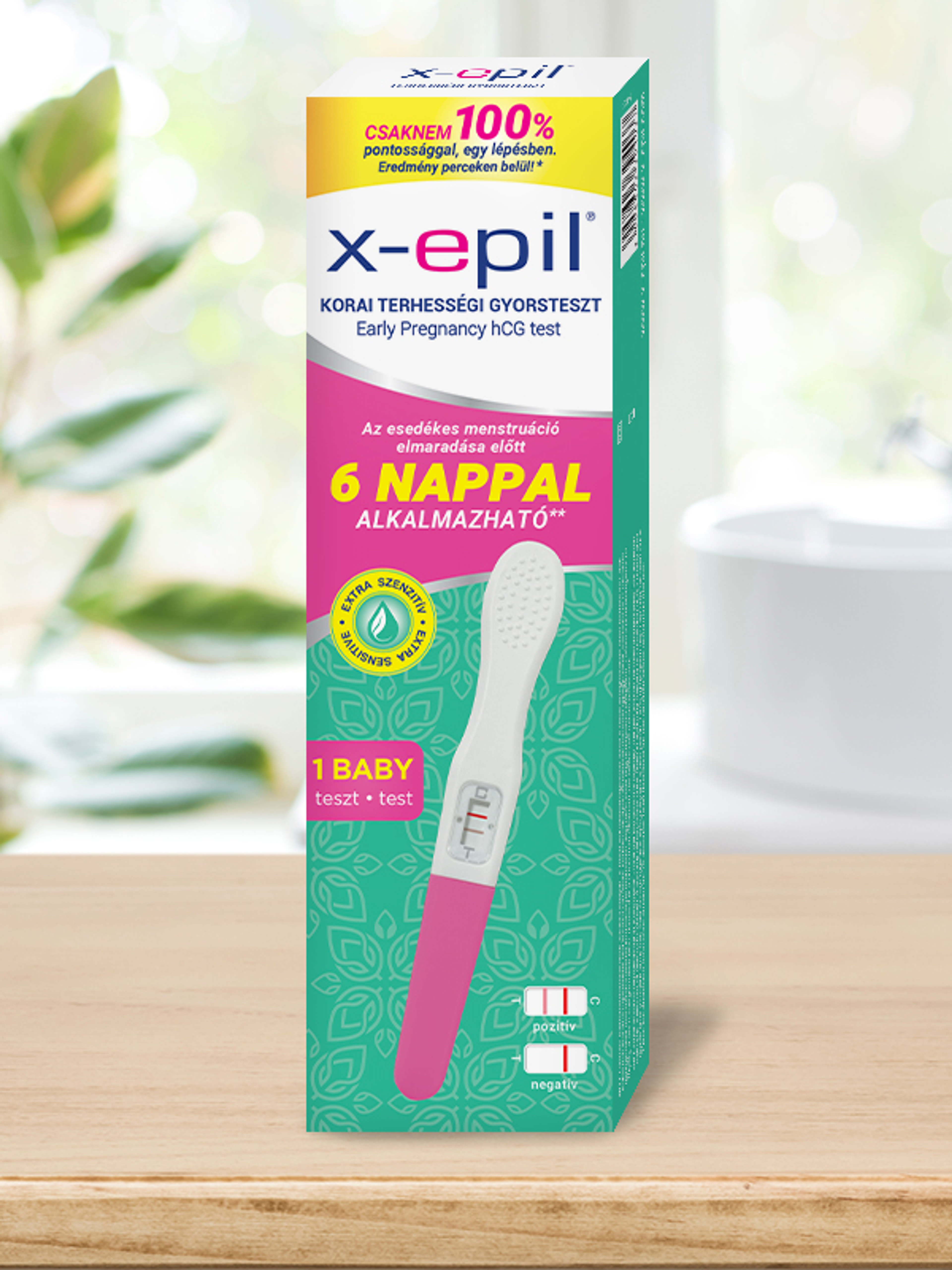 X-Epil korai terhességi gyorsteszt - 1 db-4