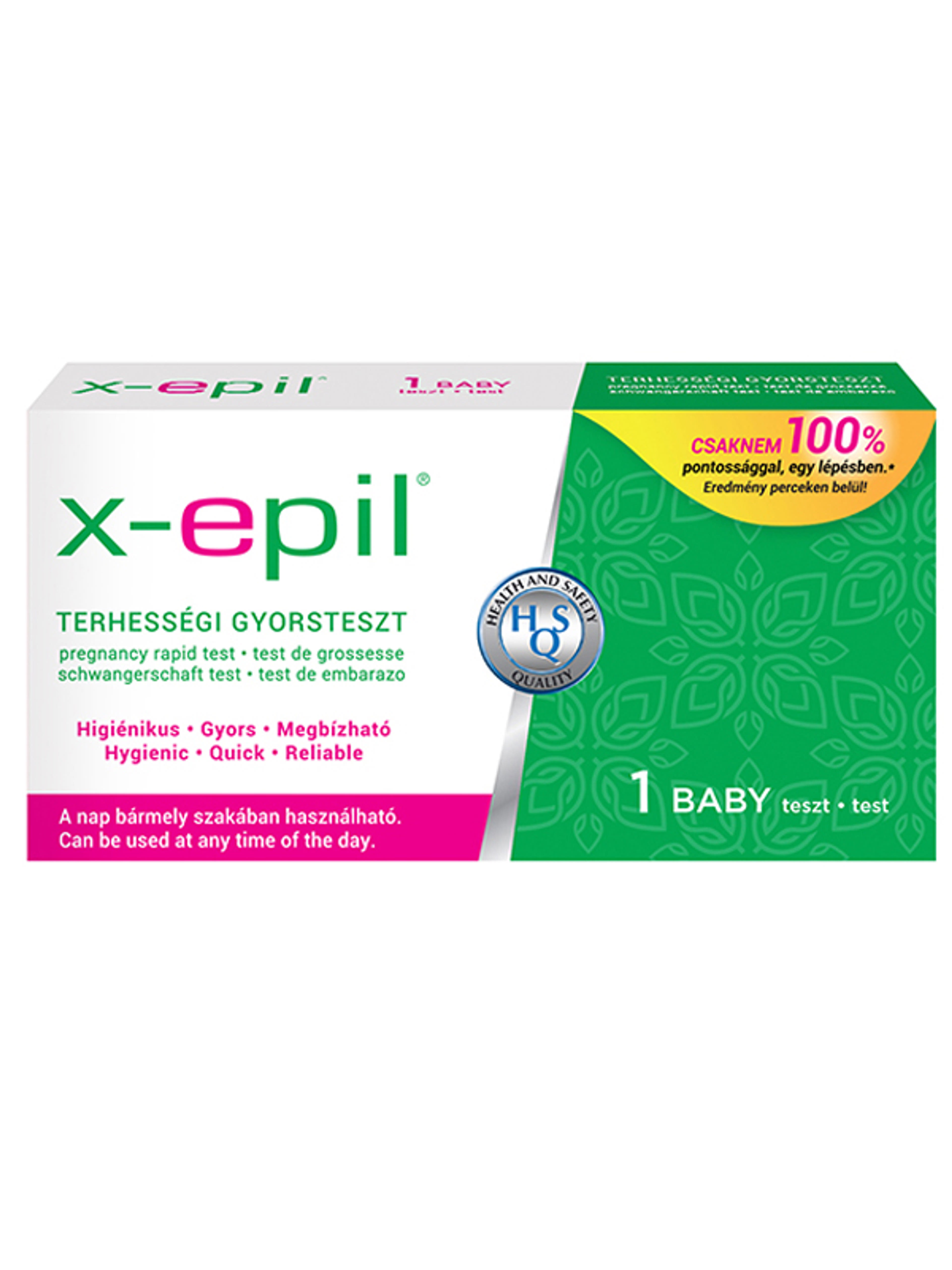 X-Epil terhességi gyorsteszt csík - 1 db