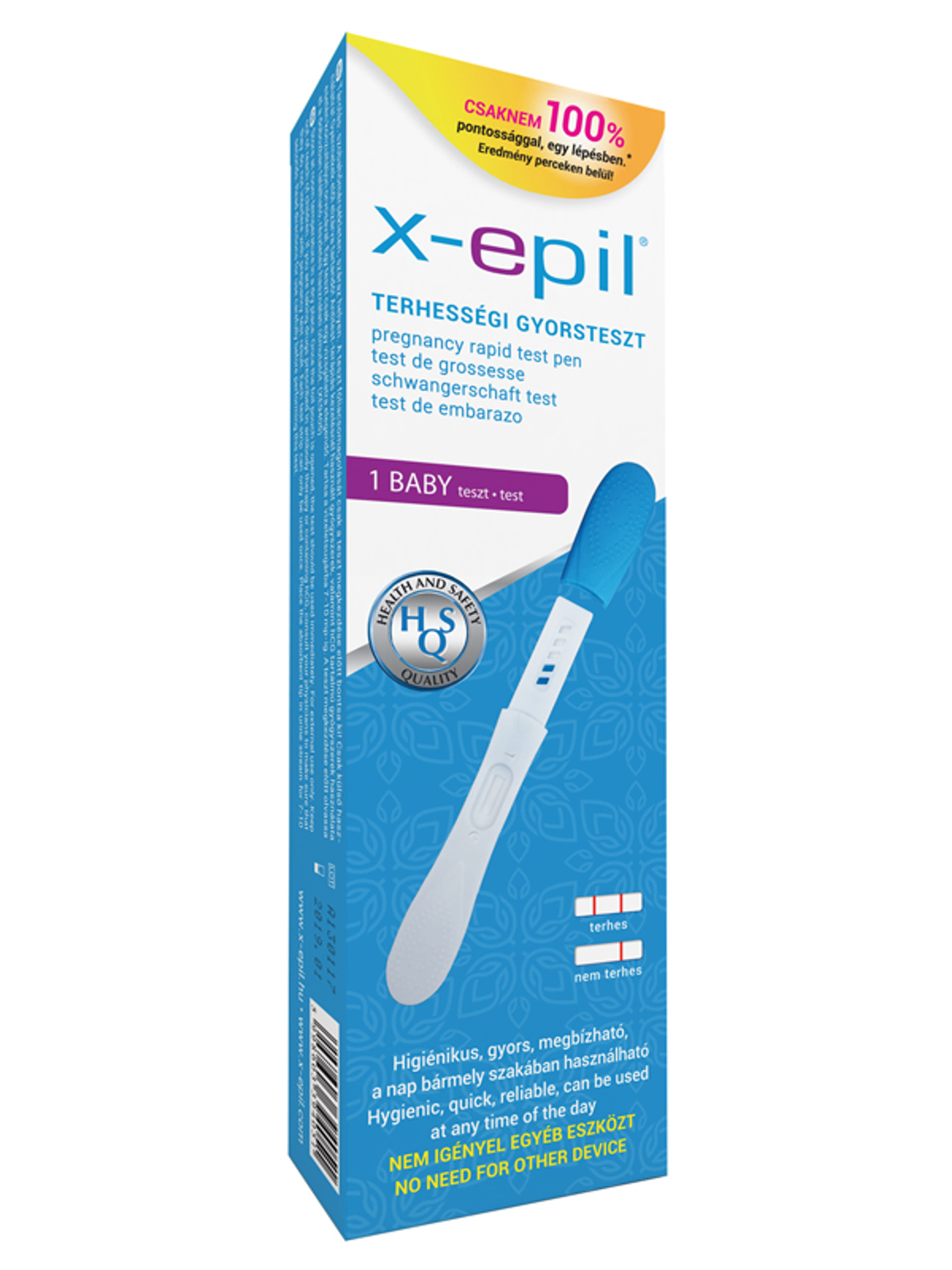 X-Epil terhességi gyorsteszt pen exkluzív - 1 db-2