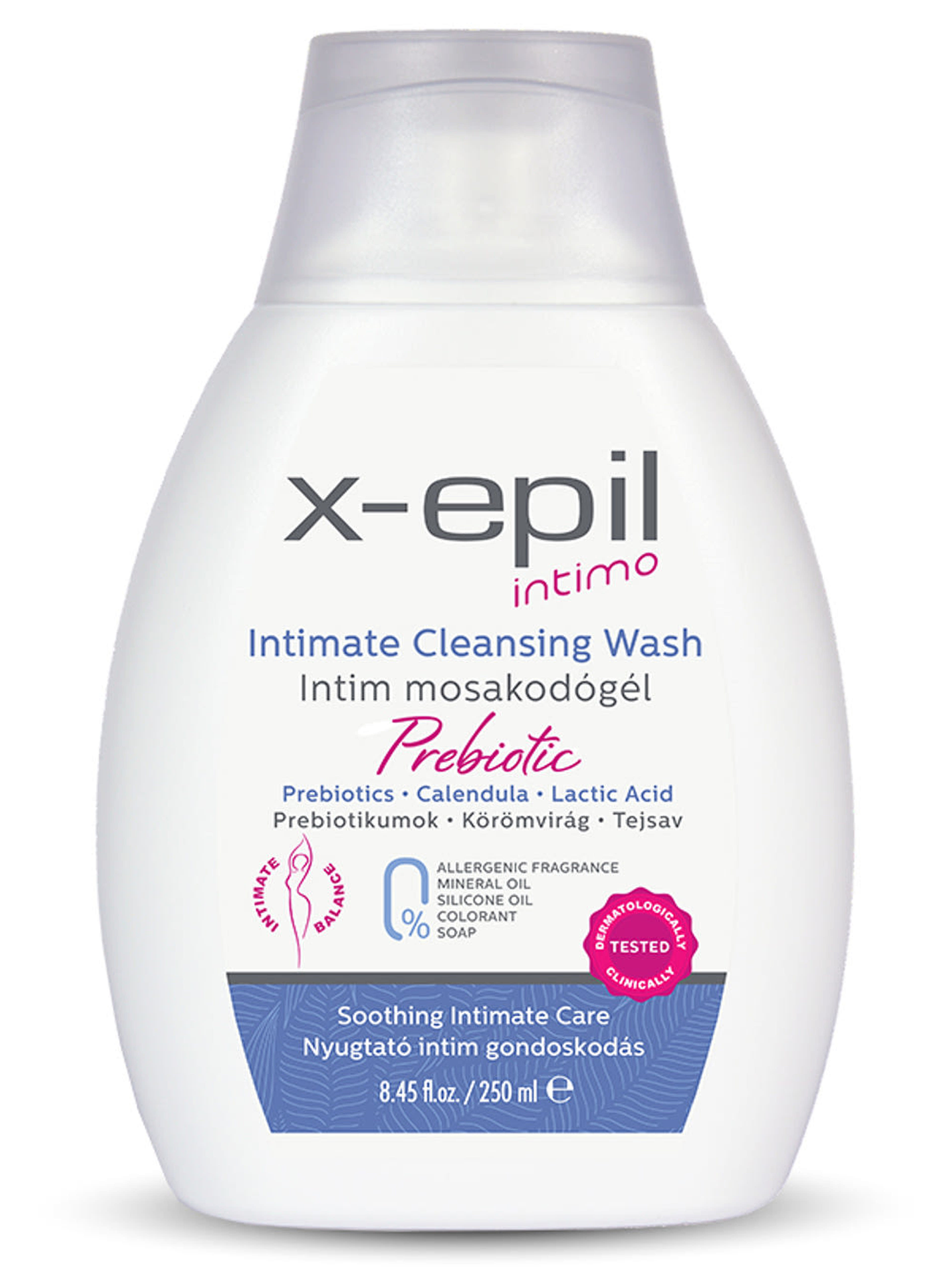 X-Epil Intimo prebiotikus intim mosakodógél - 250 ml