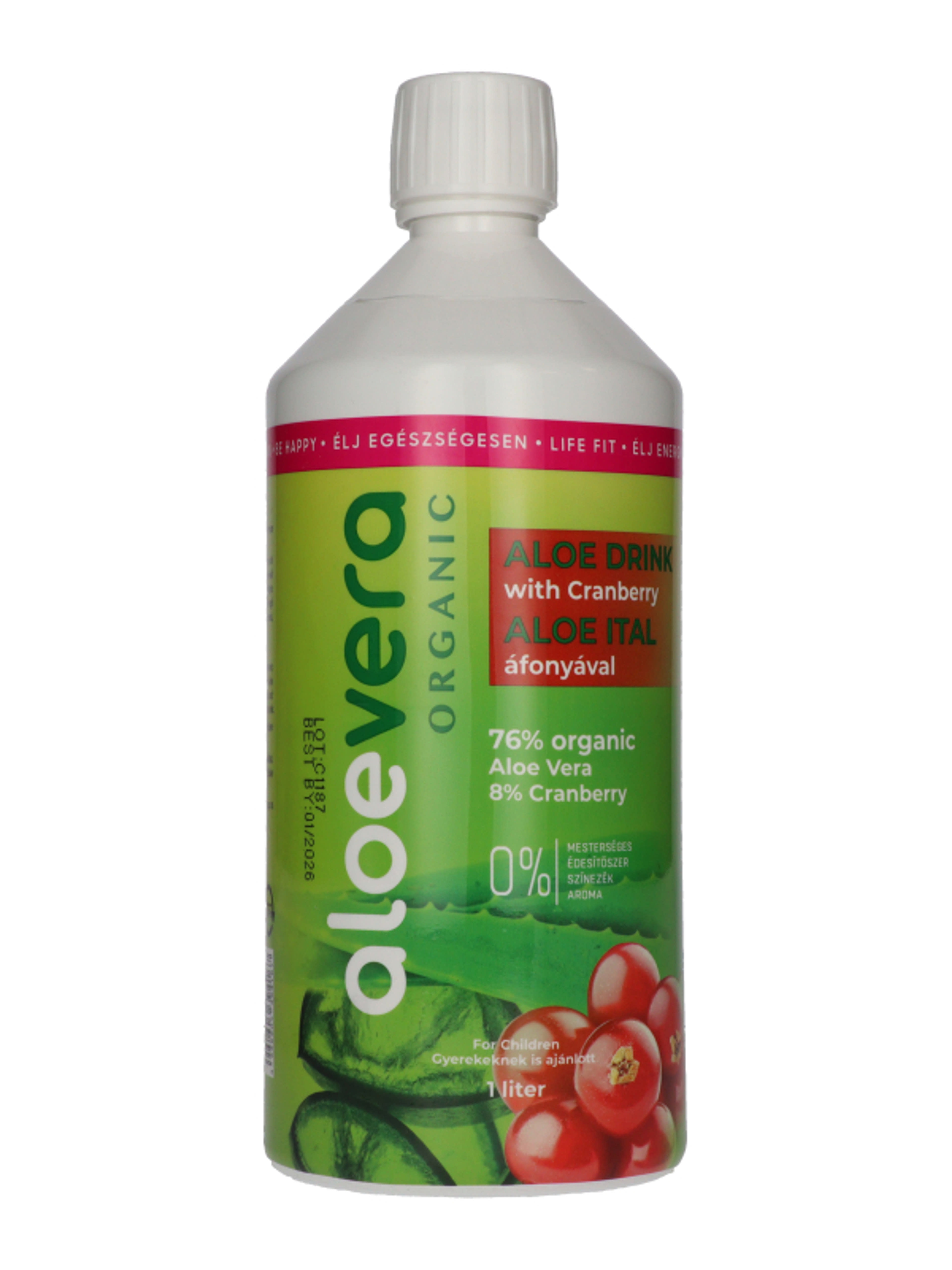 Eredeti Aloe Vera ital áfonyával - 1000 ml