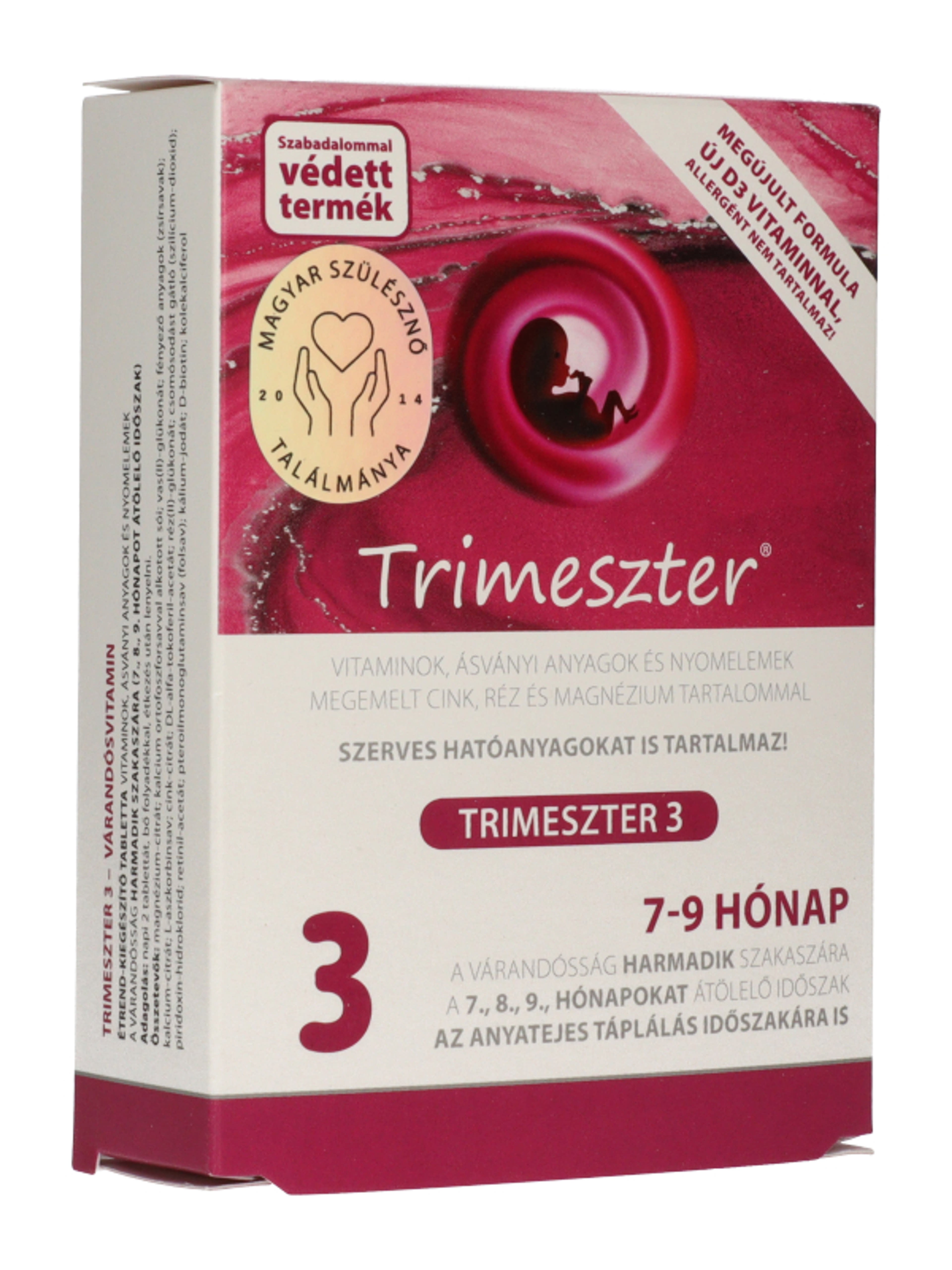 Trimeszter 3 várandós vitamin 7-9 hónap - 60 db-4