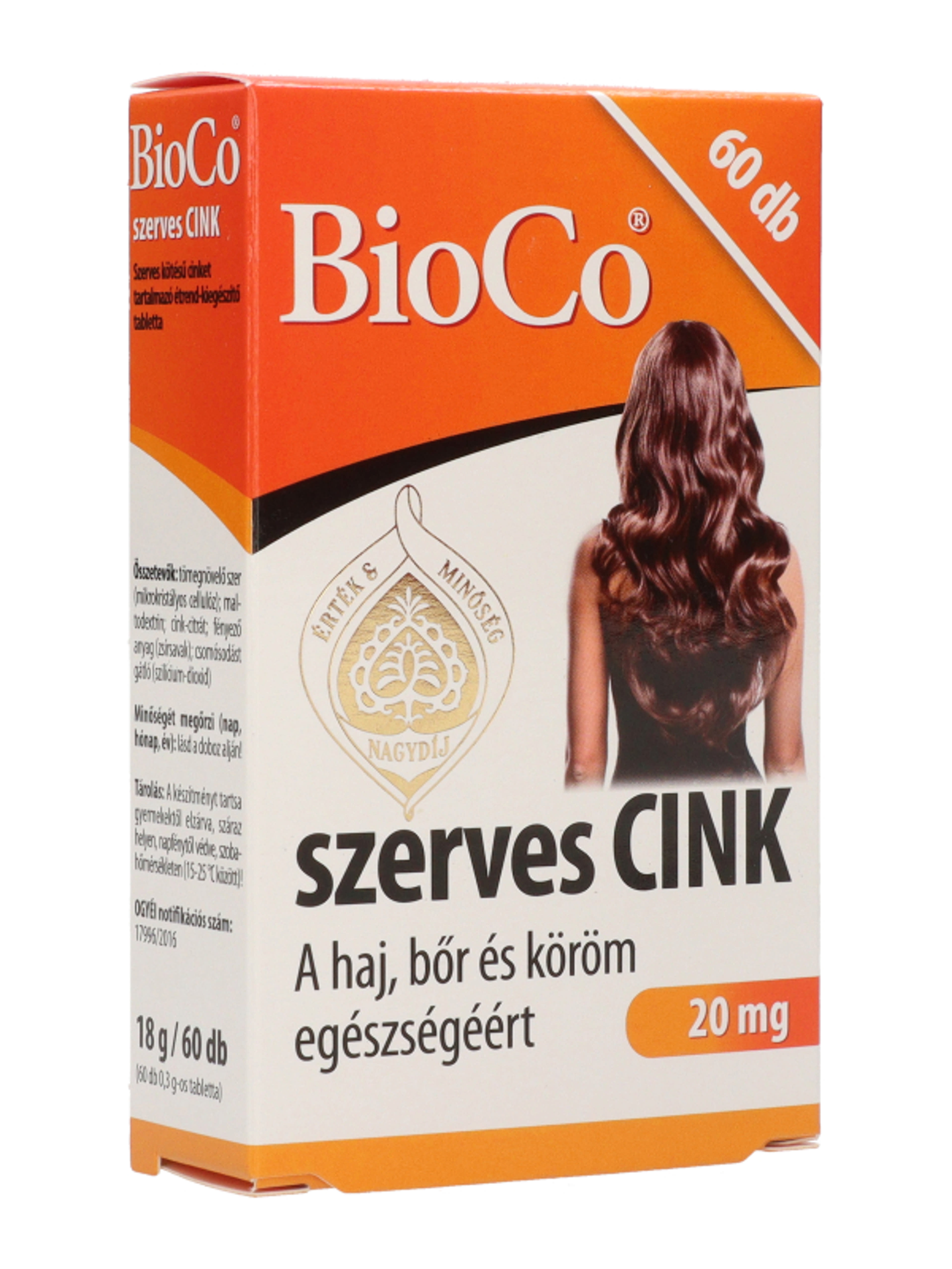 Bioco szerves cink tabletta - 60 db-7