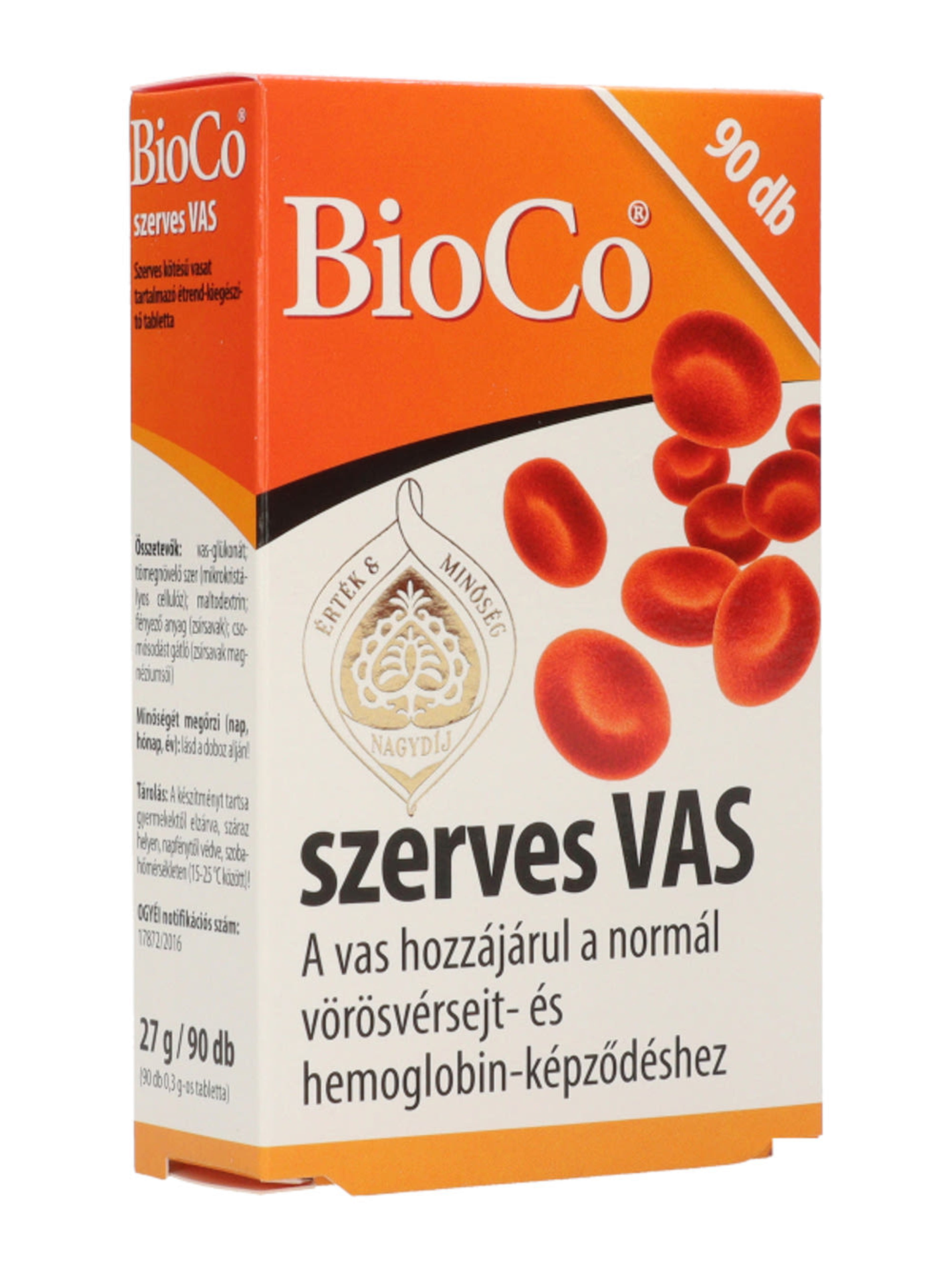 BioCo szerves vas étrend-kiegészítő tabletta - 90 db-8