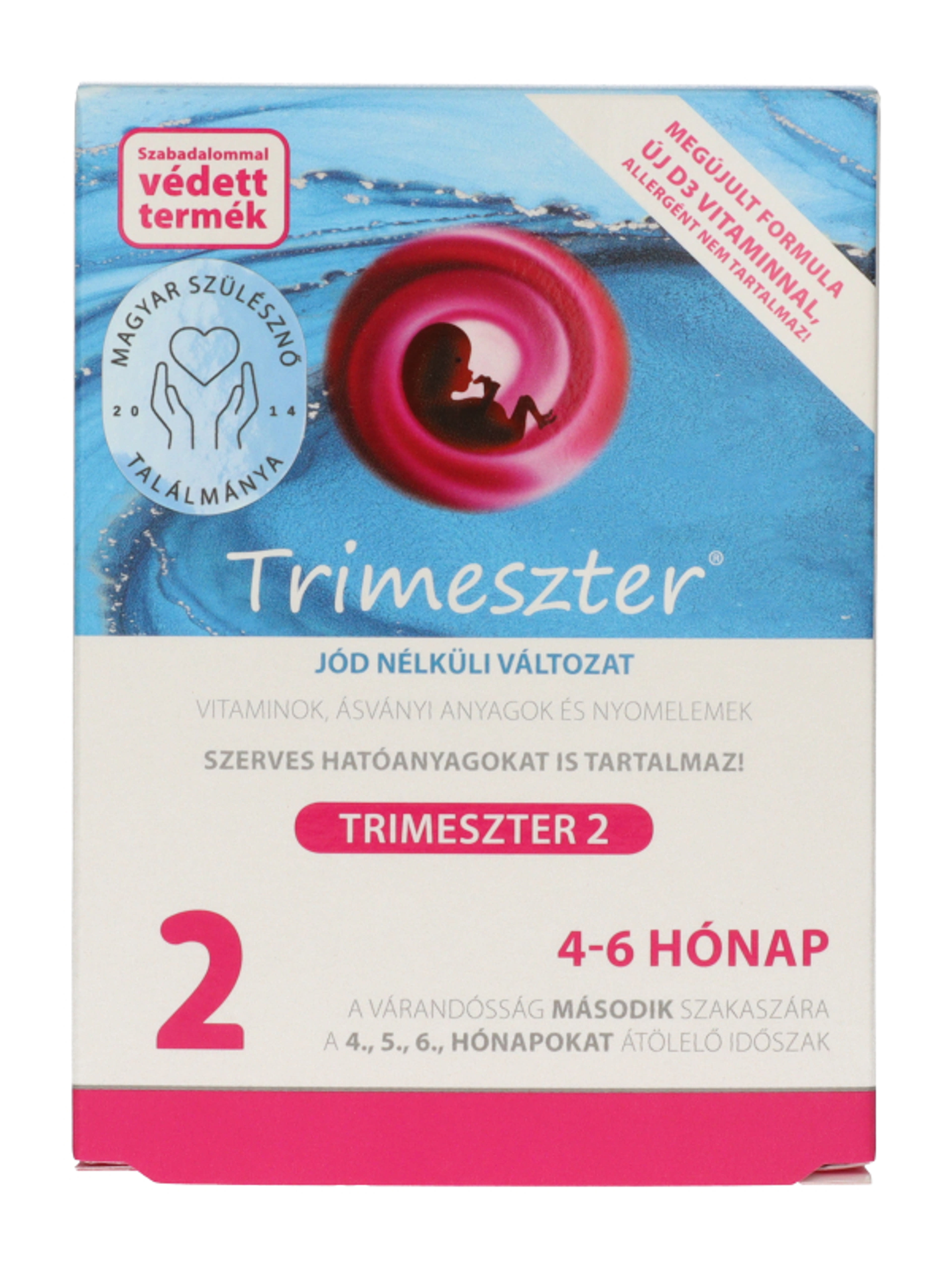 Trimeszter 1 várandós vitamin jód nélkül 4-6 hónap - 60 db-1