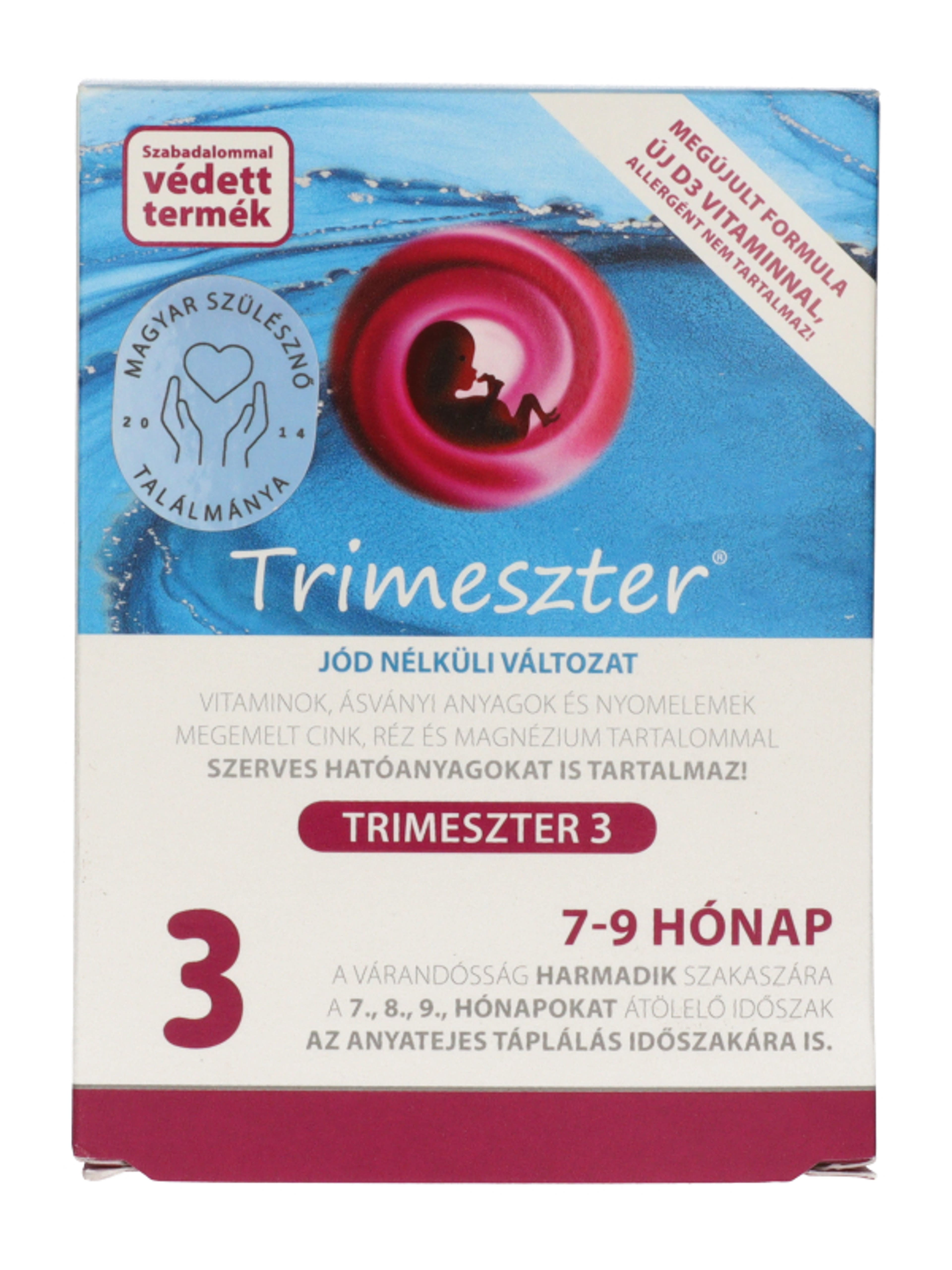 Trimeszter 3 várandós vitamin jód nélkül 7-9 hónap - 60 db-1