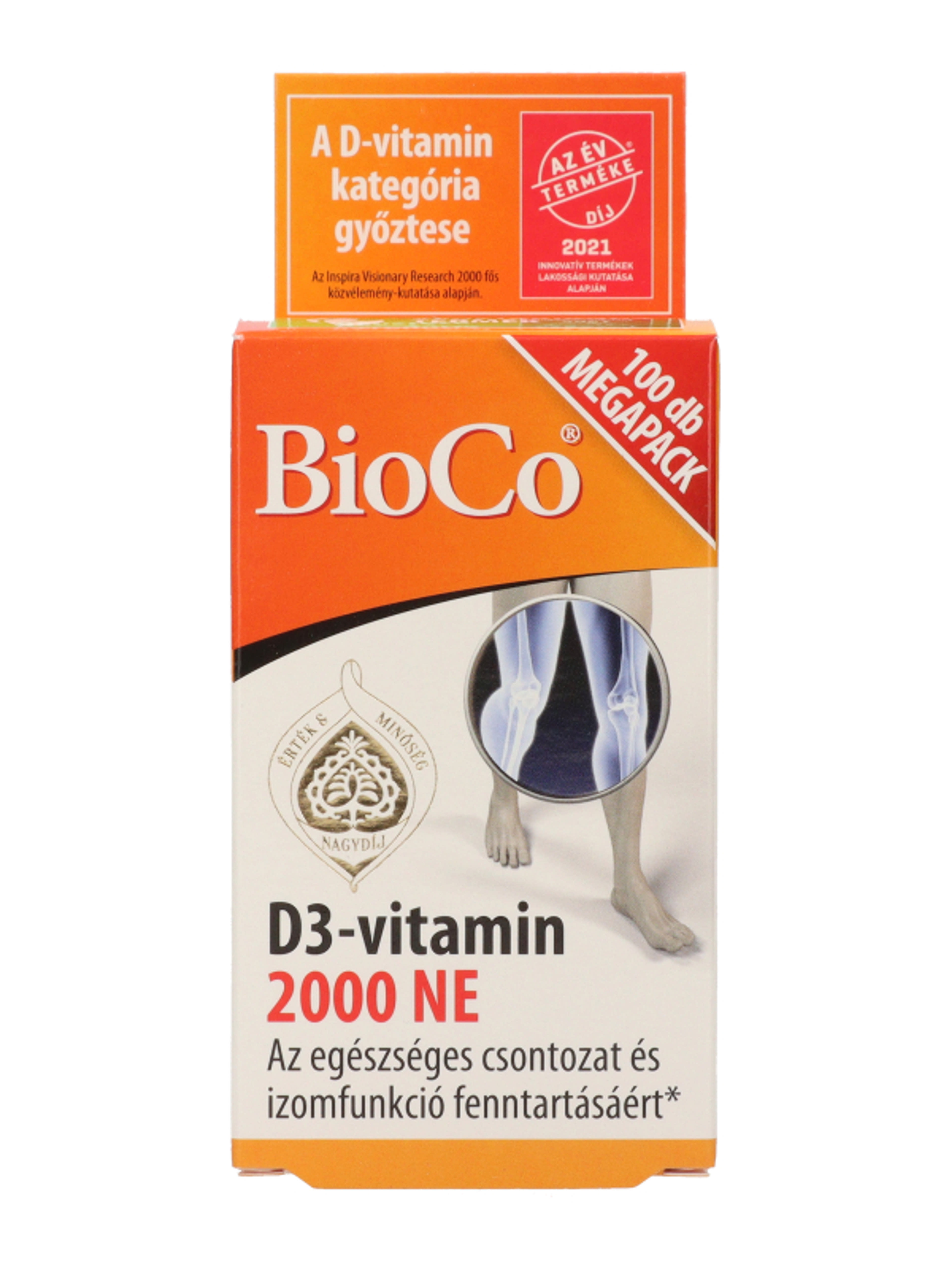 Bioco D3-vitamin 2000 Ne tabletta - 100 db-3