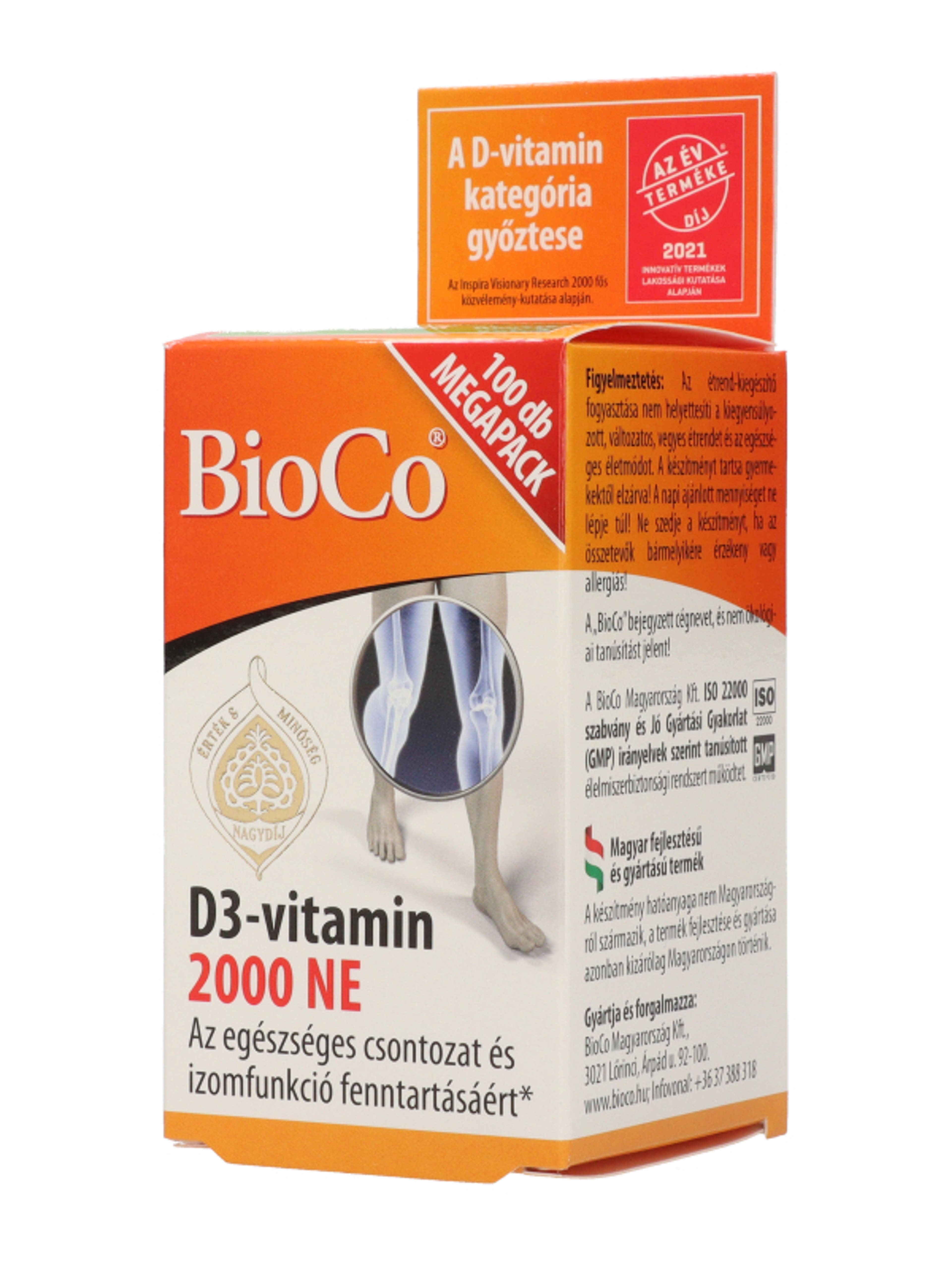 Bioco D3-vitamin 2000 Ne tabletta - 100 db-4