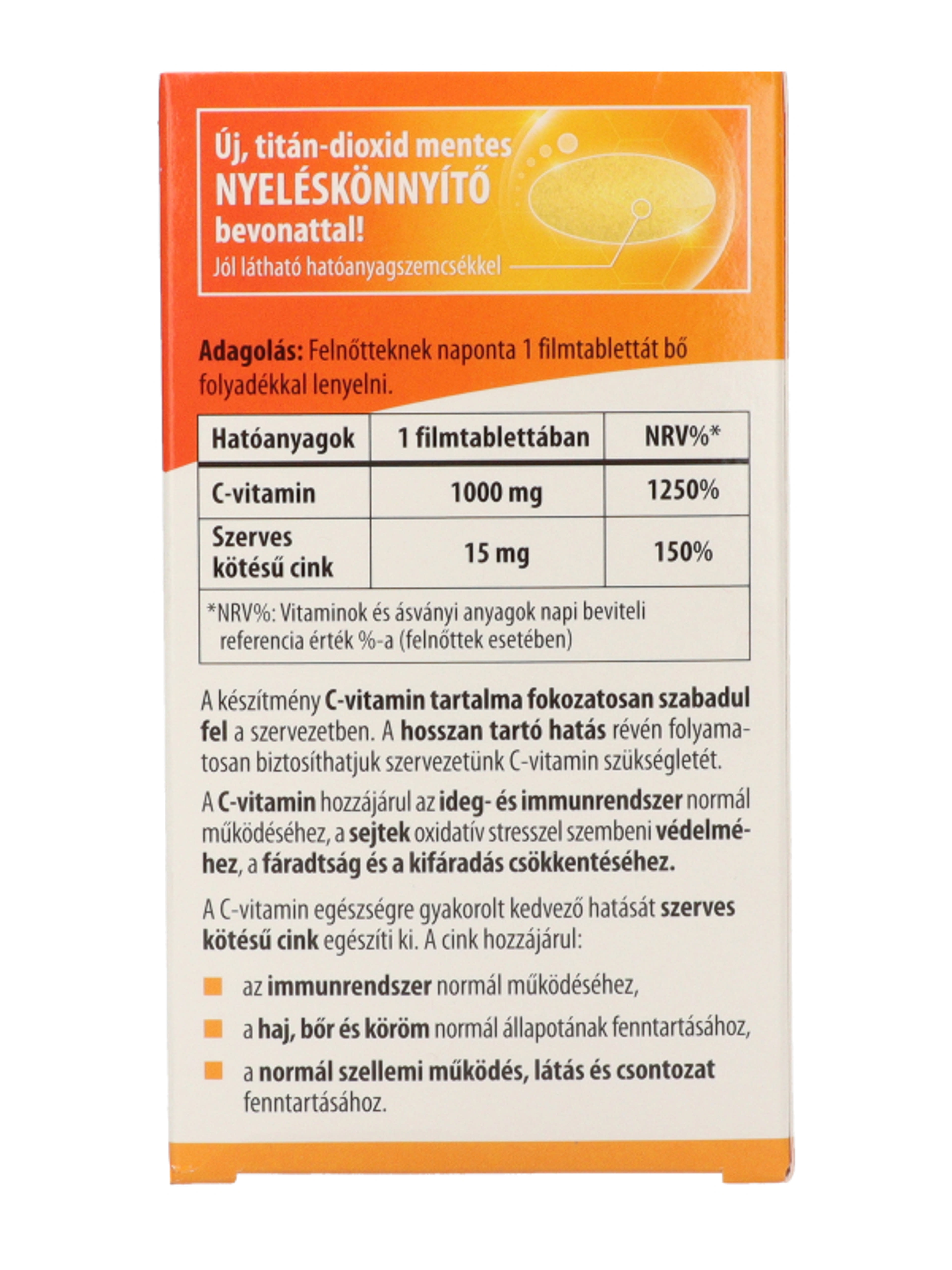 Bioco C+cink retard C-vitamin 1000 mg filmtabletta - 100 db-5