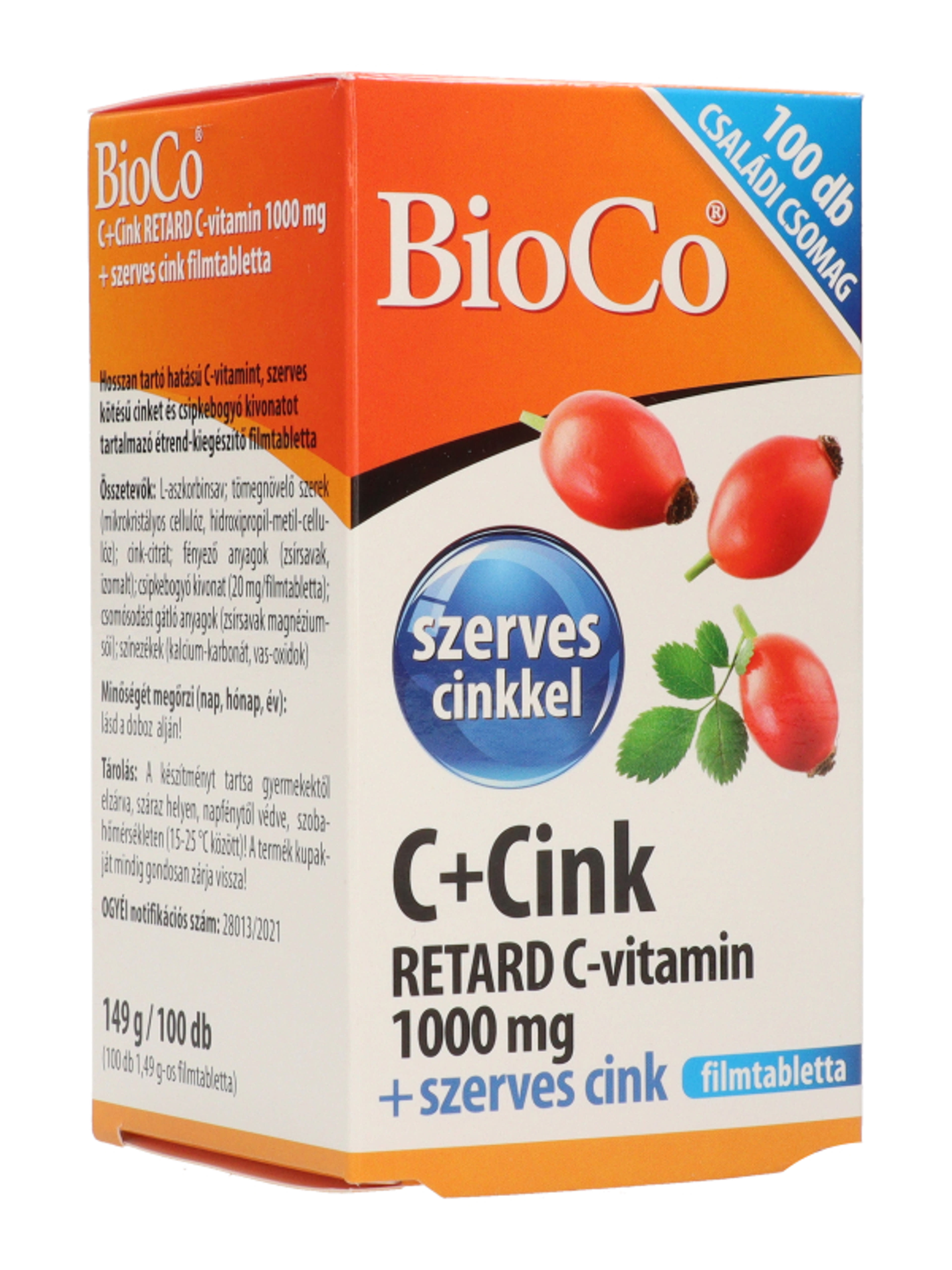 Bioco C+cink retard C-vitamin 1000 mg filmtabletta - 100 db-6