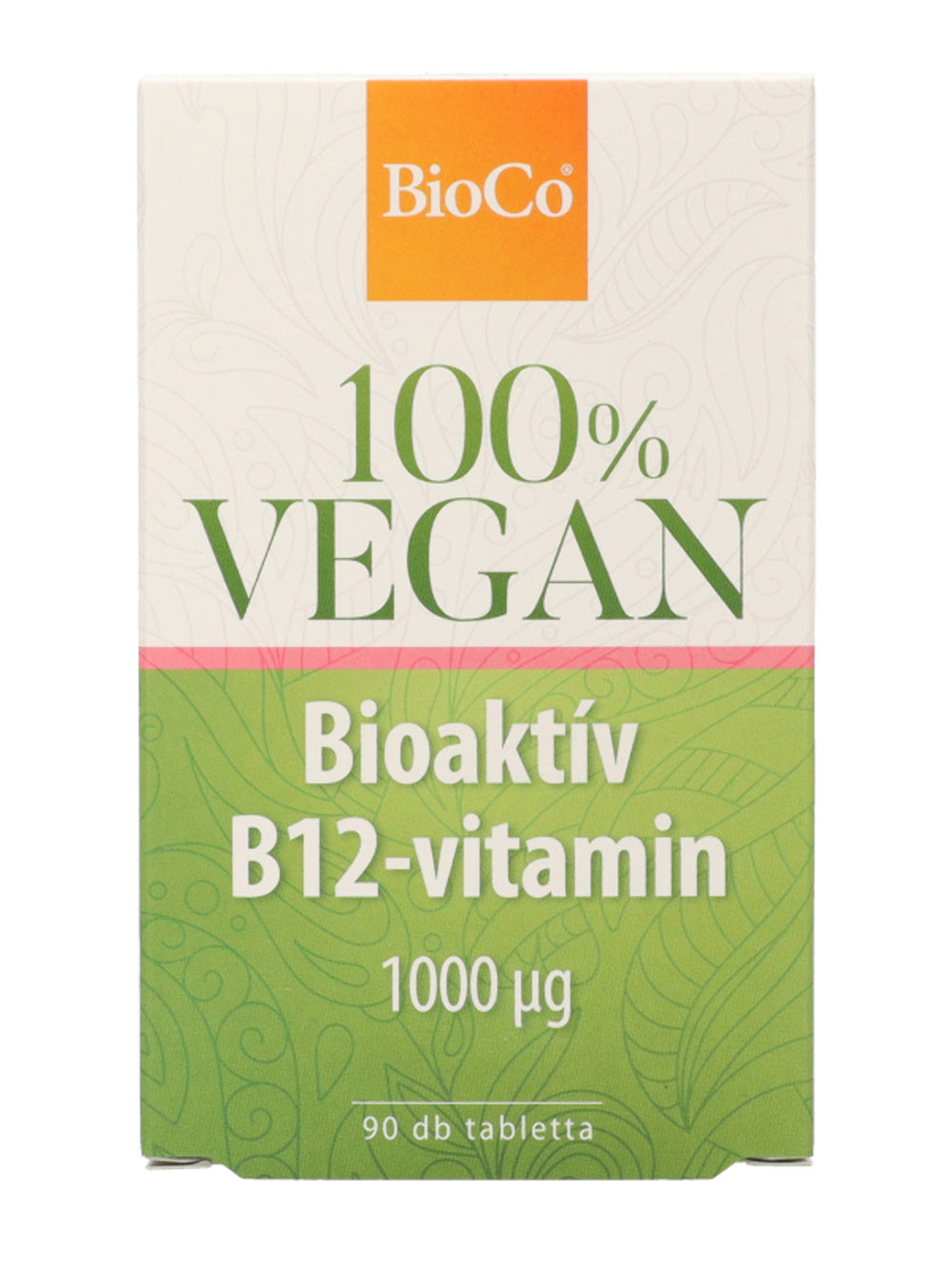 BioCo Vegan Bioaktív B12-vitamin 1000 μg étrend-kiegészítő tabletta - 90 db-5