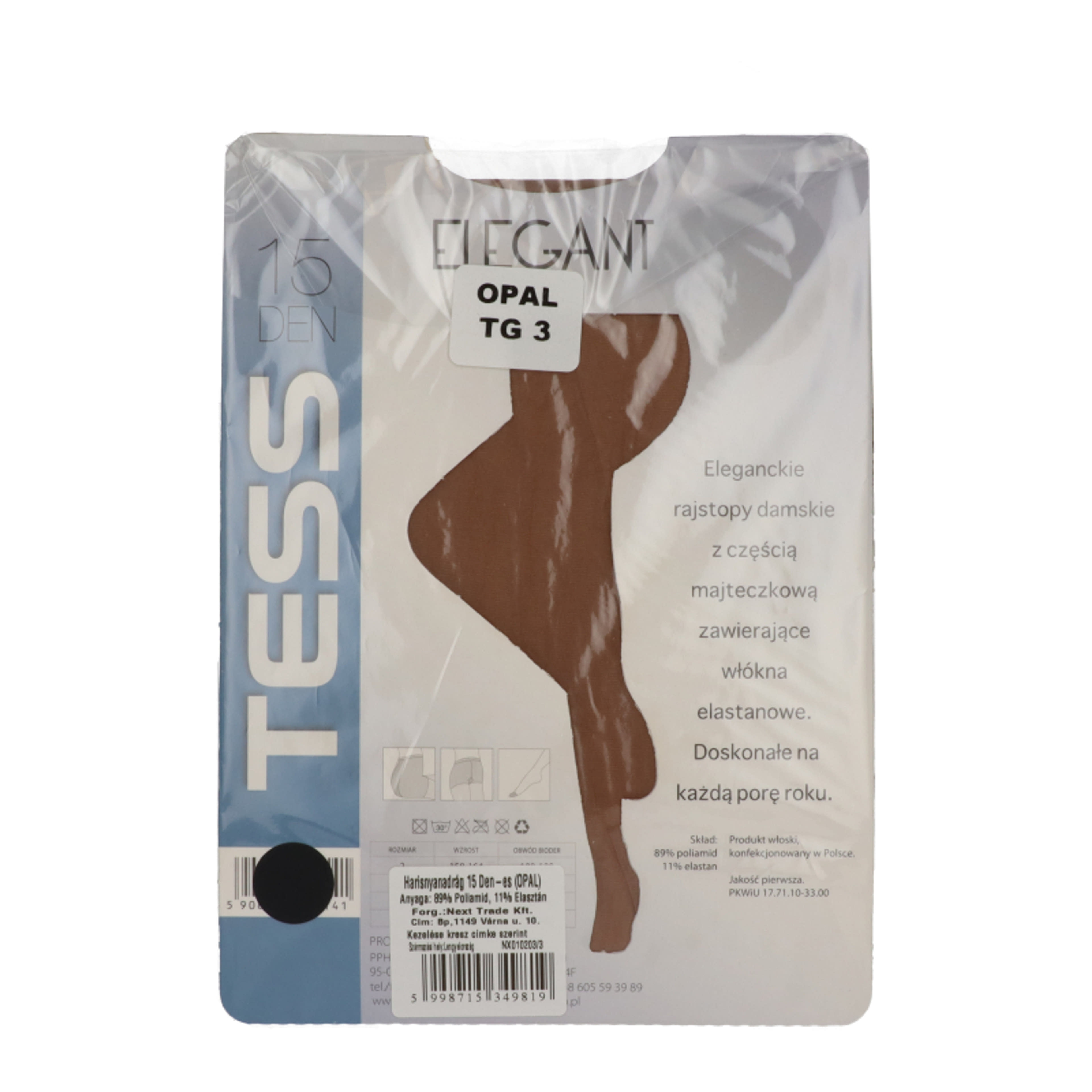 Tess Elegant harisnyanadrág 15 den /opal 3-es méret - 1 db-2