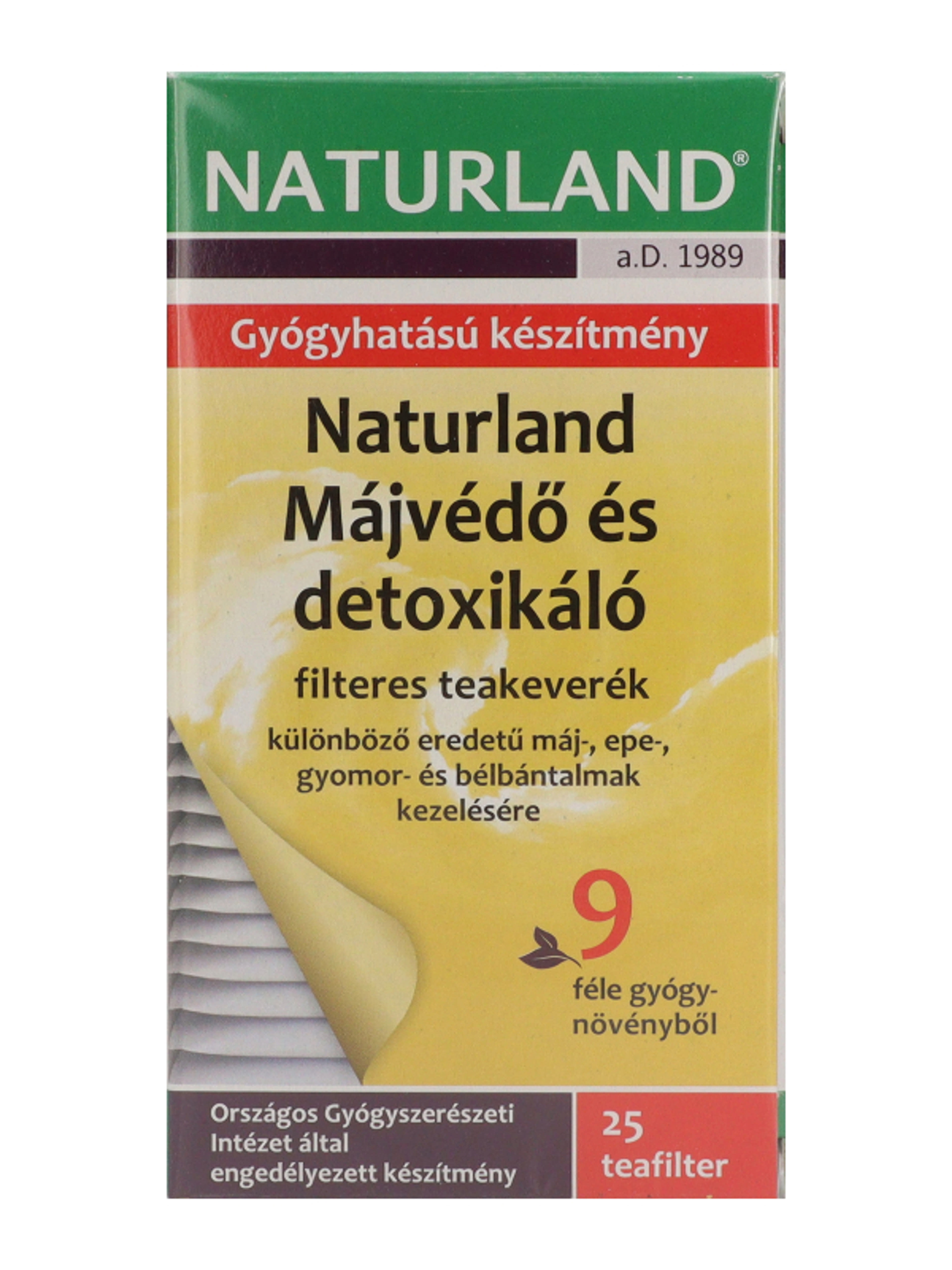 Naturland Májvédő és detoxikáló teakeverék - 25x1,5 g-3
