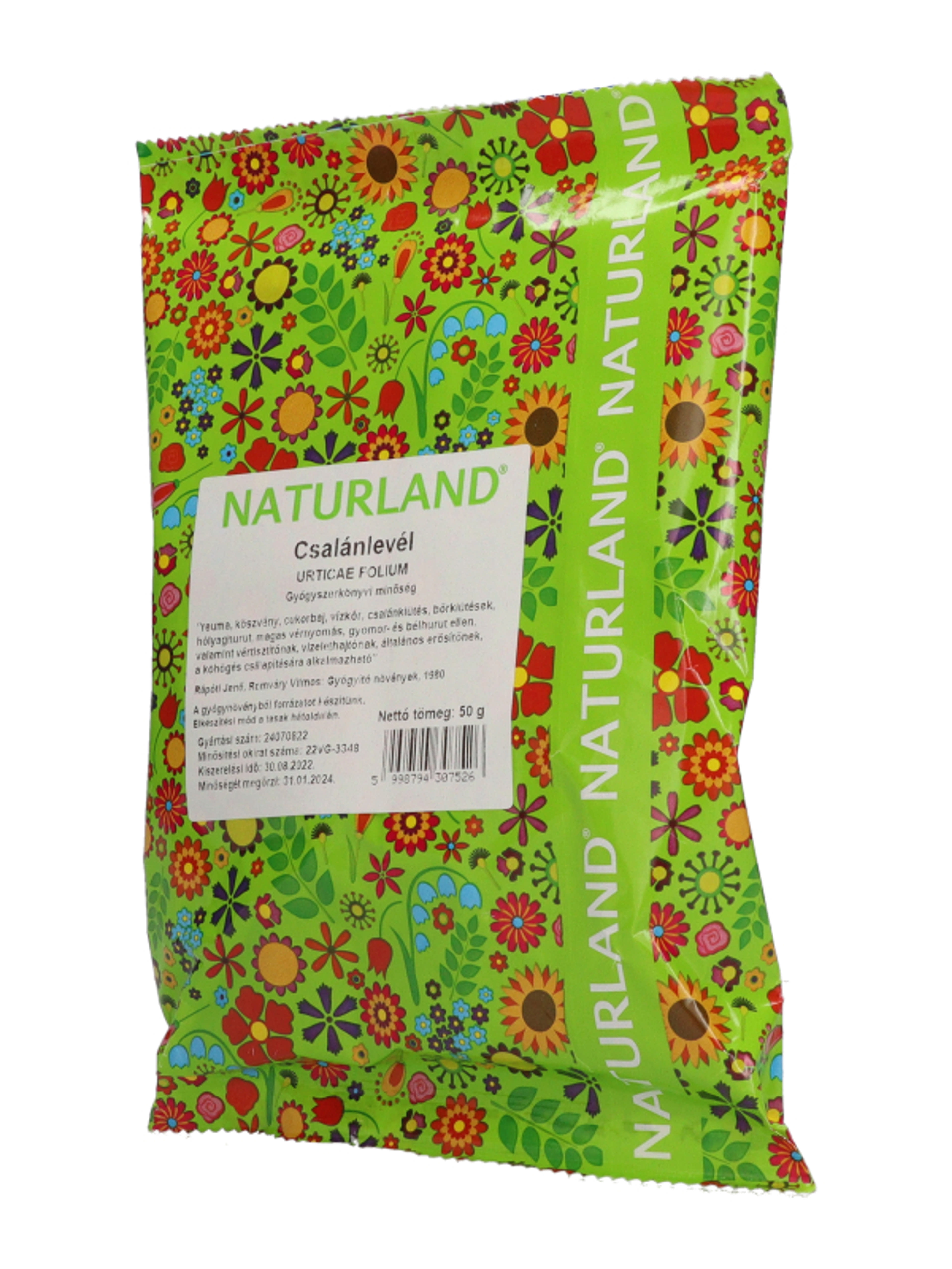 Naturland tasakos csalánlevél tea - 50 g-4