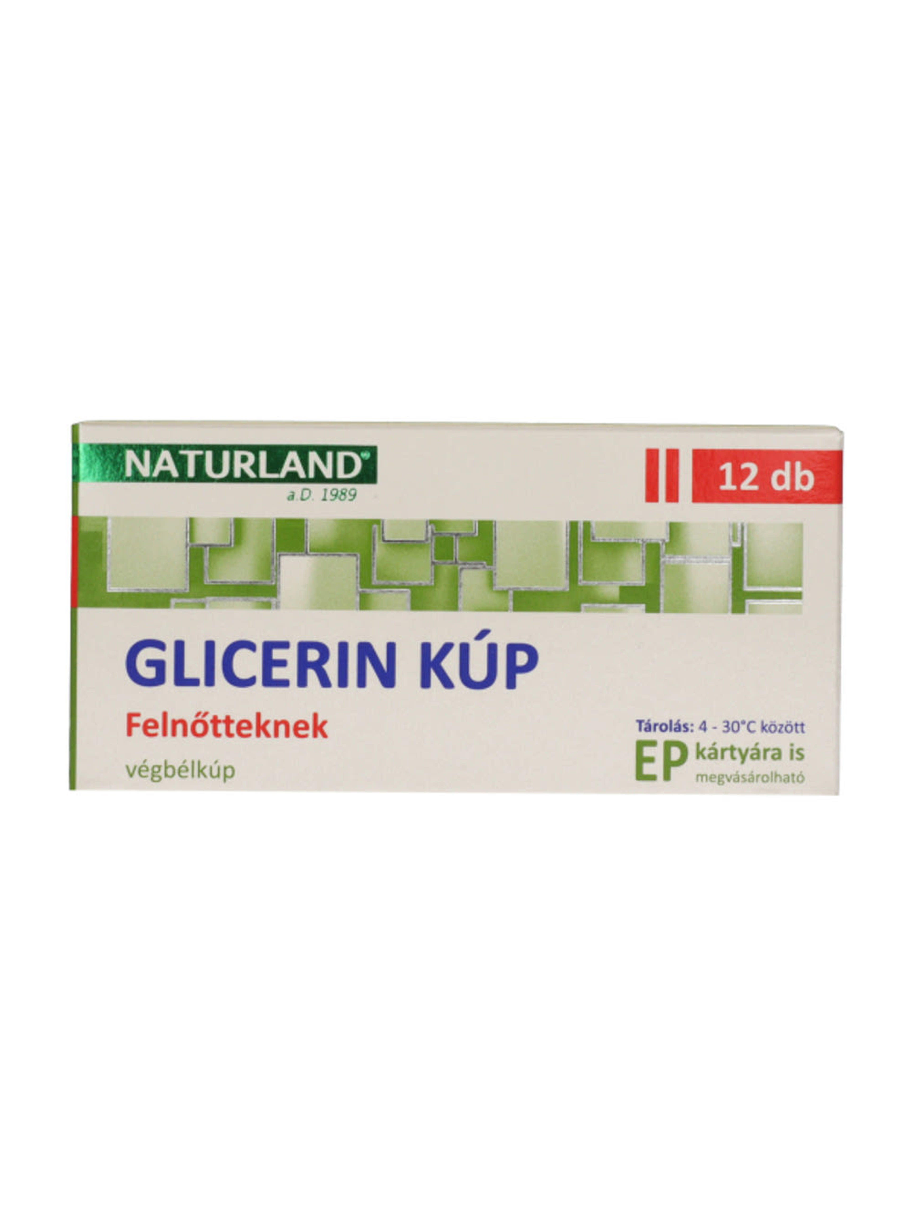 Naturland glicerin kúp felnőtteknek - 12 db