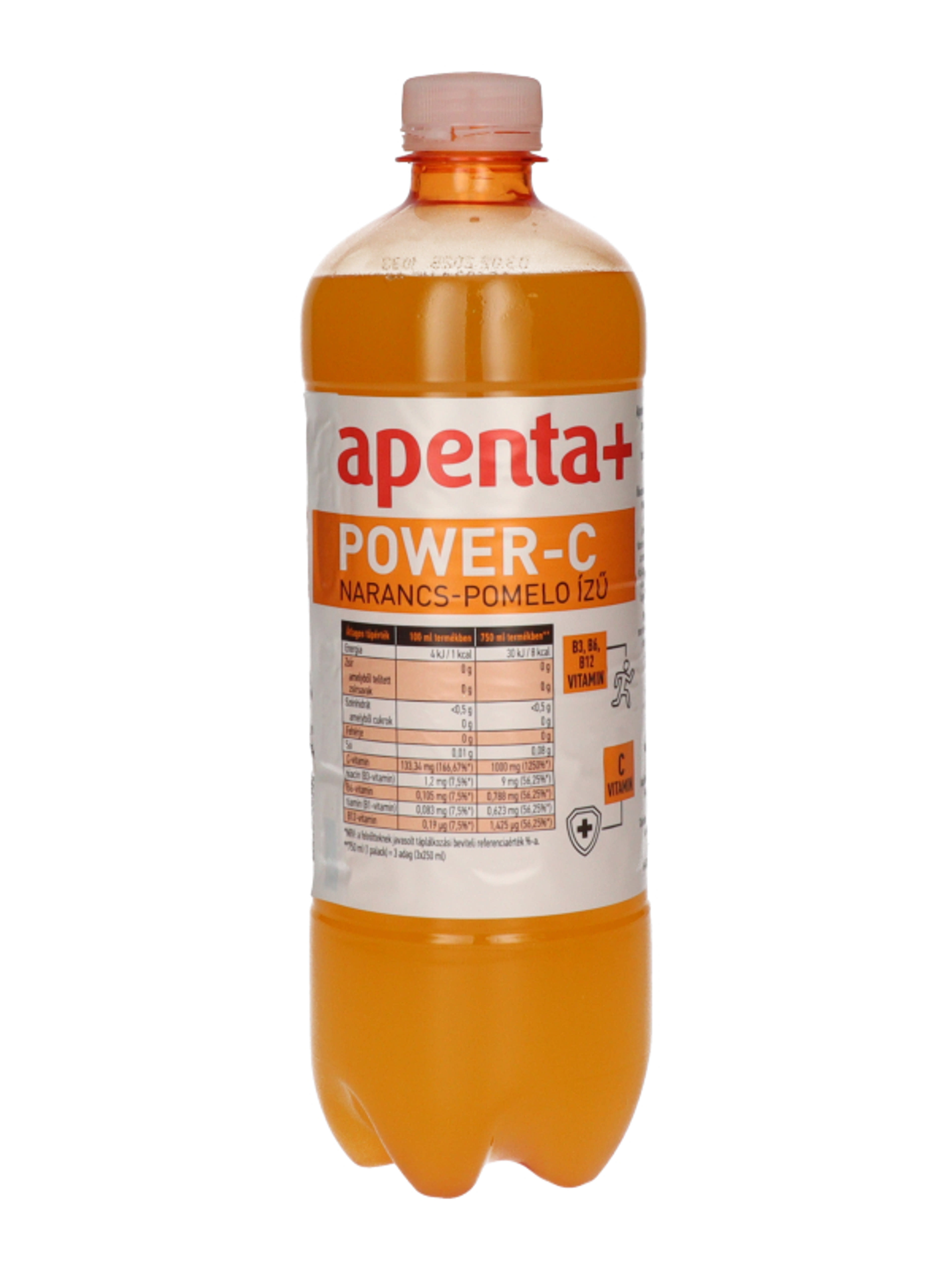 Apenta+ Power szénsavmentes üdítőital vitaminokkal narancs-pomelo ízű - 750 ml-3