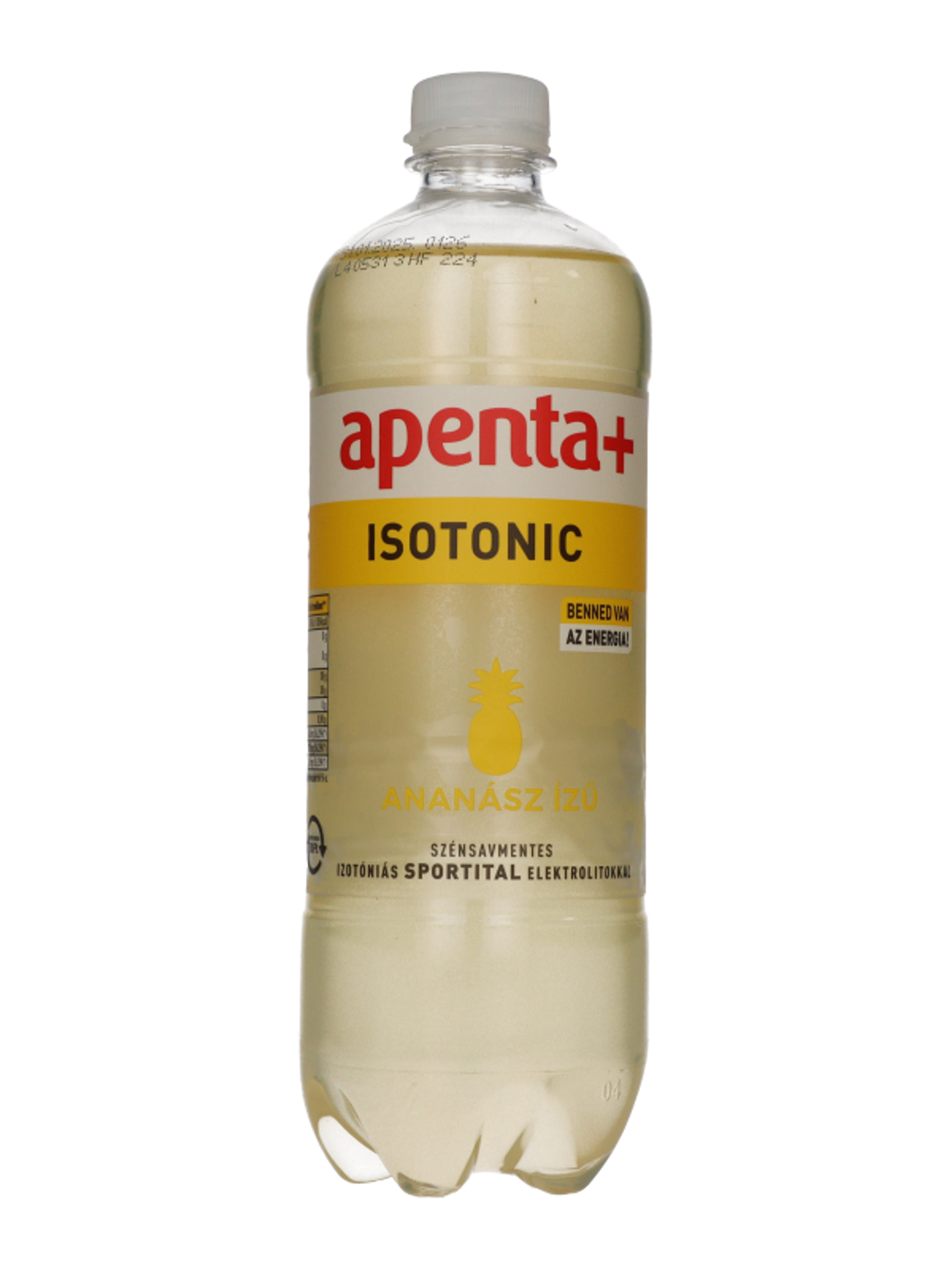 Apenta+ Isotonic ananász ízű szénsavmentes izotóniás sportital elektrolitokkal 750 ml