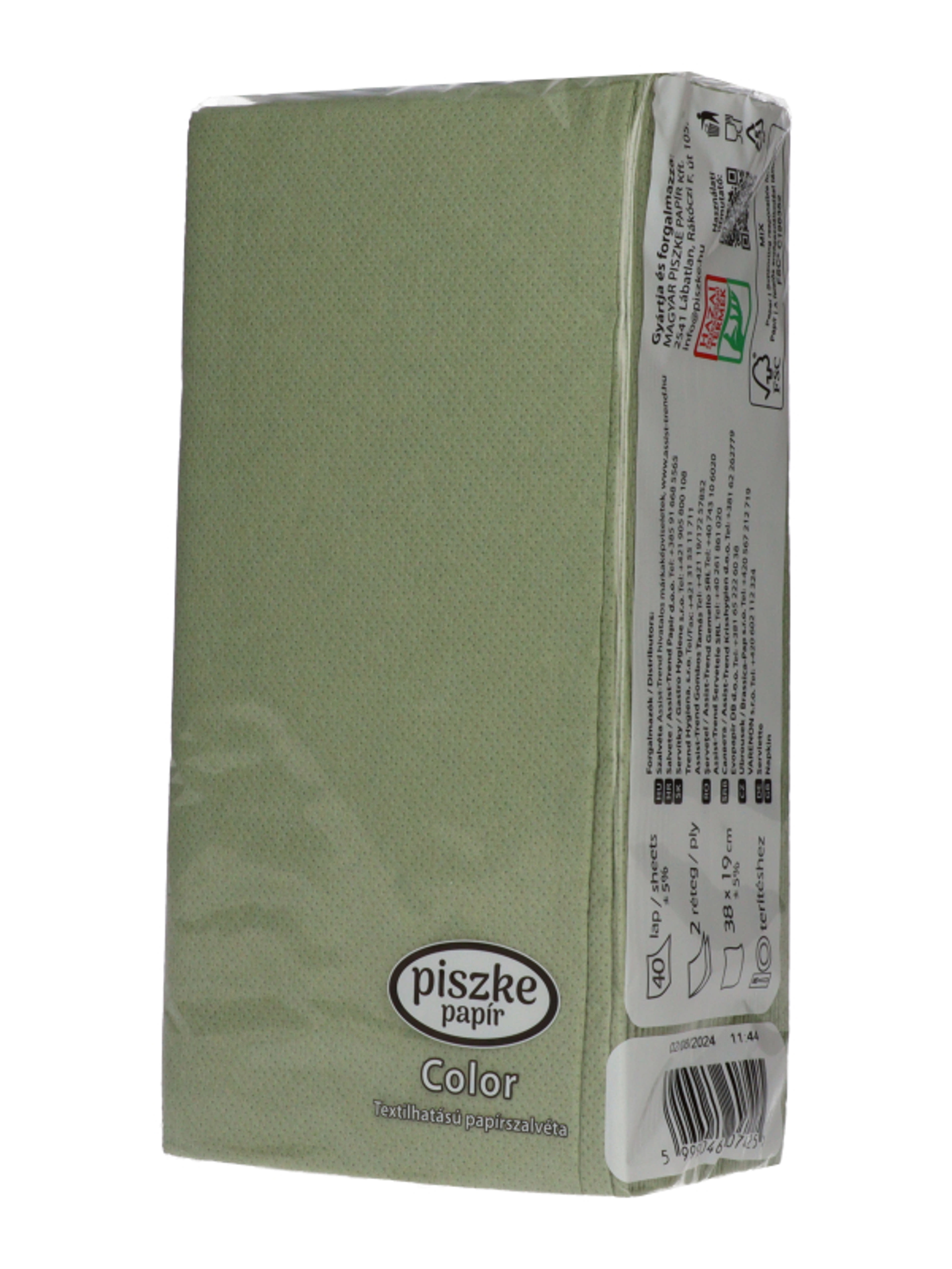 Color szalvéta többféle színben 38x19 cm 2 rétegű - 40 db-2