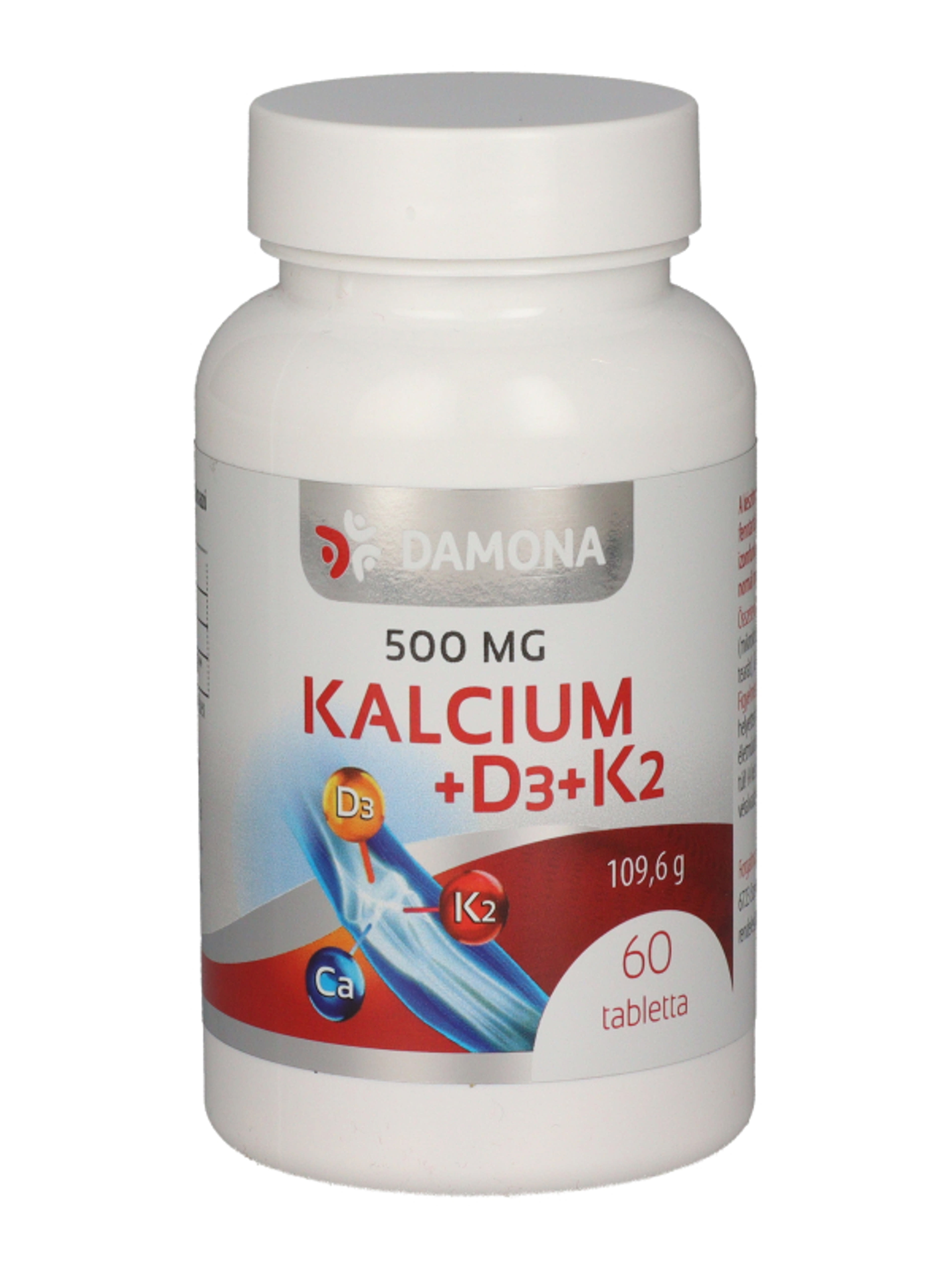 Damona Kalcium+D3+K2 tabletta - 60 db