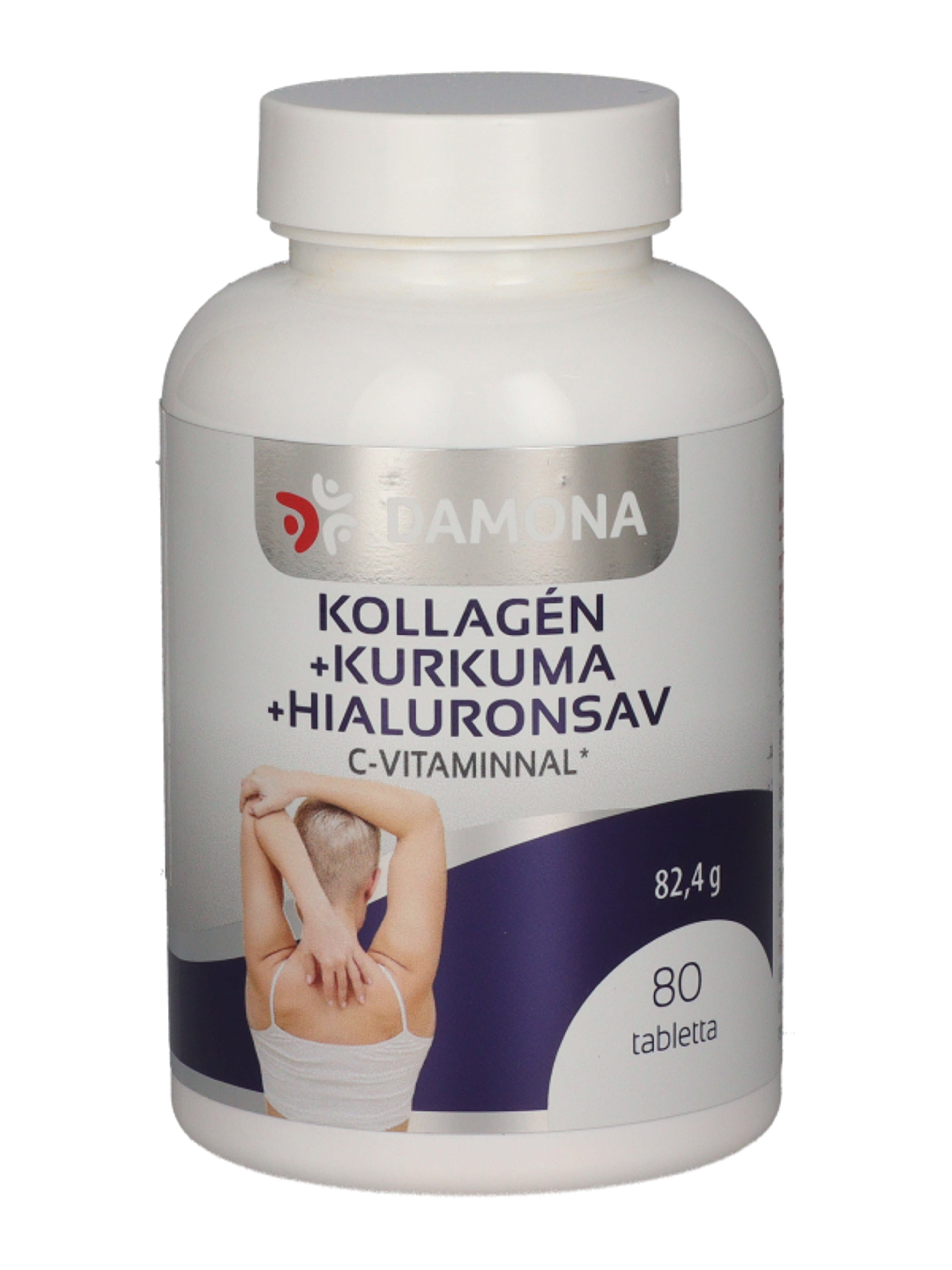 Damona Kollagén+ Kurkuma+ Hialuronsav tabletta - 80 db-1