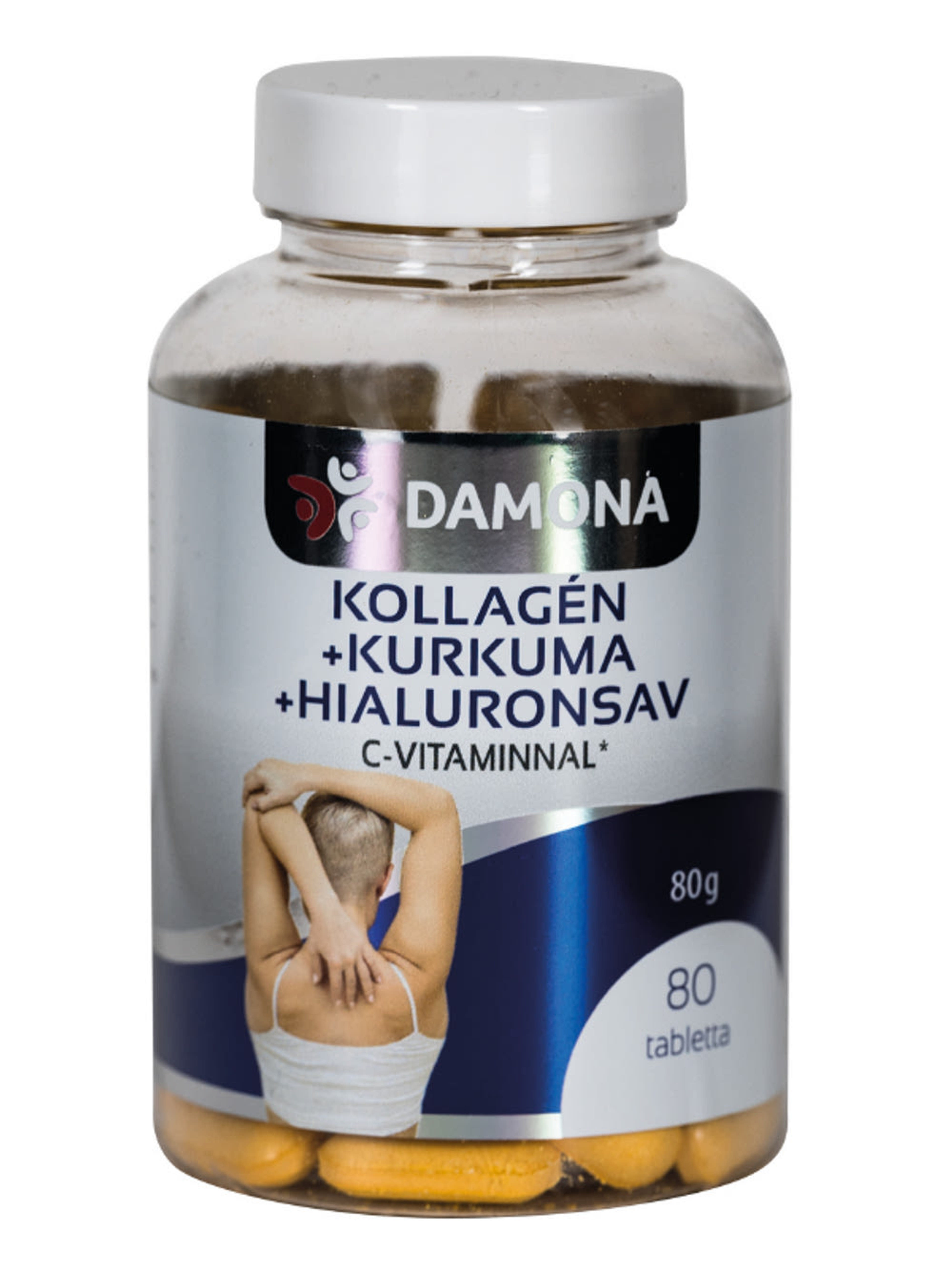 Damona Kollagén+ Kurkuma+ Hialuronsav tabletta - 80 db