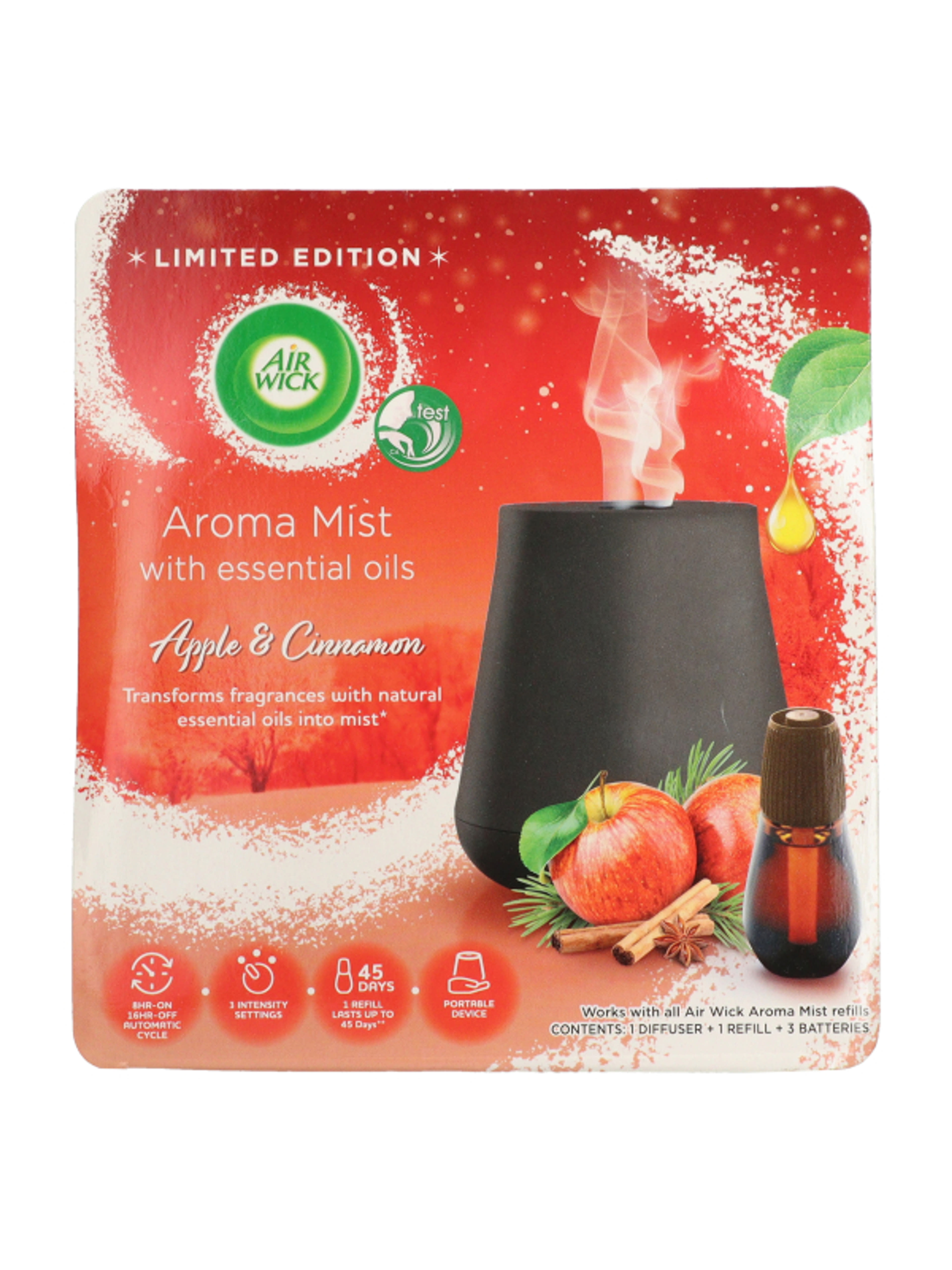 Air Wick Meleg fahéj és alma illat aroma diffúzor készülék és utántöltő - 20 ml-2