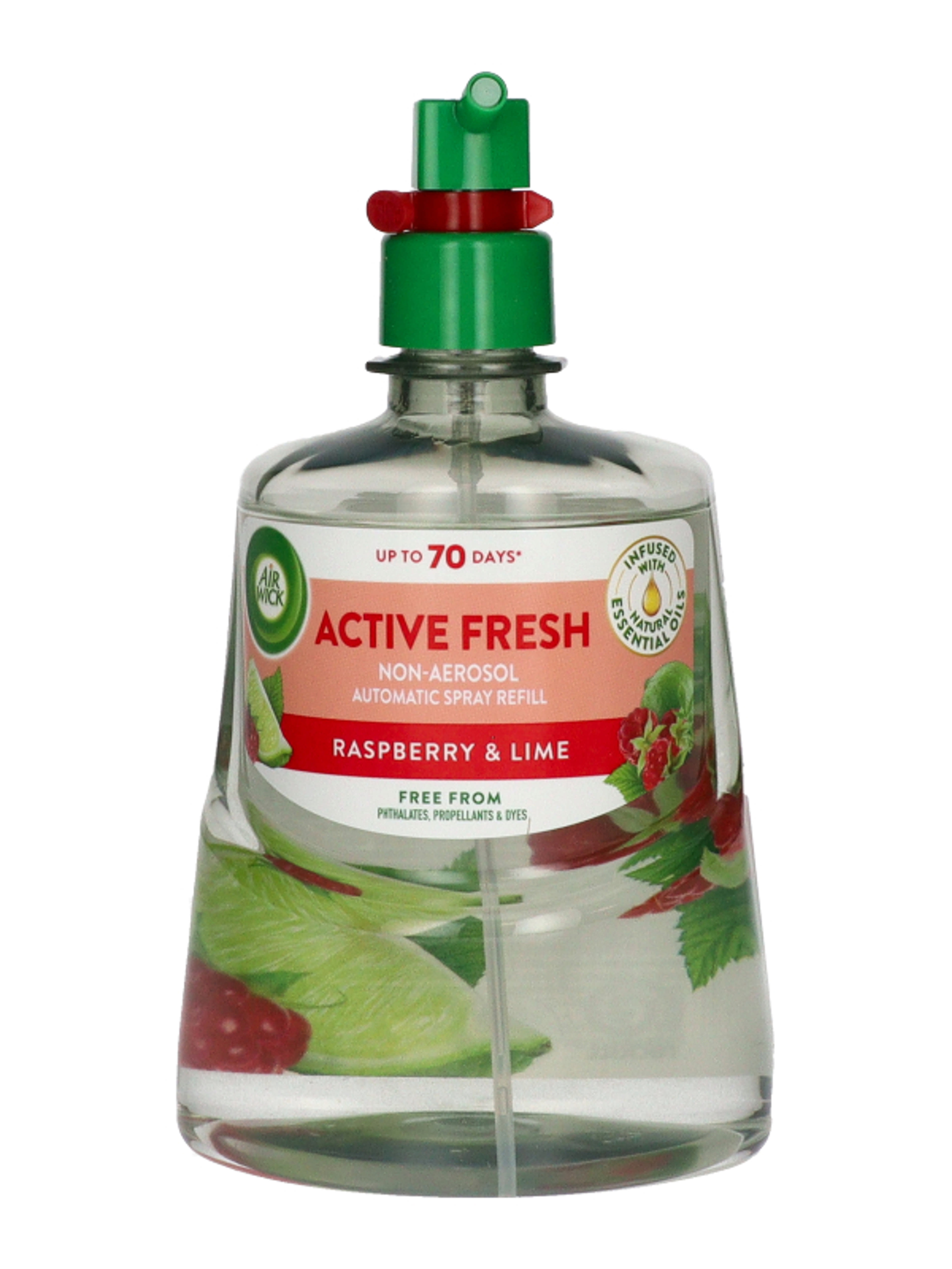 Air Wick Active Fresh légfrissítő utántöltő málna és lime illattal - 228 ml-1