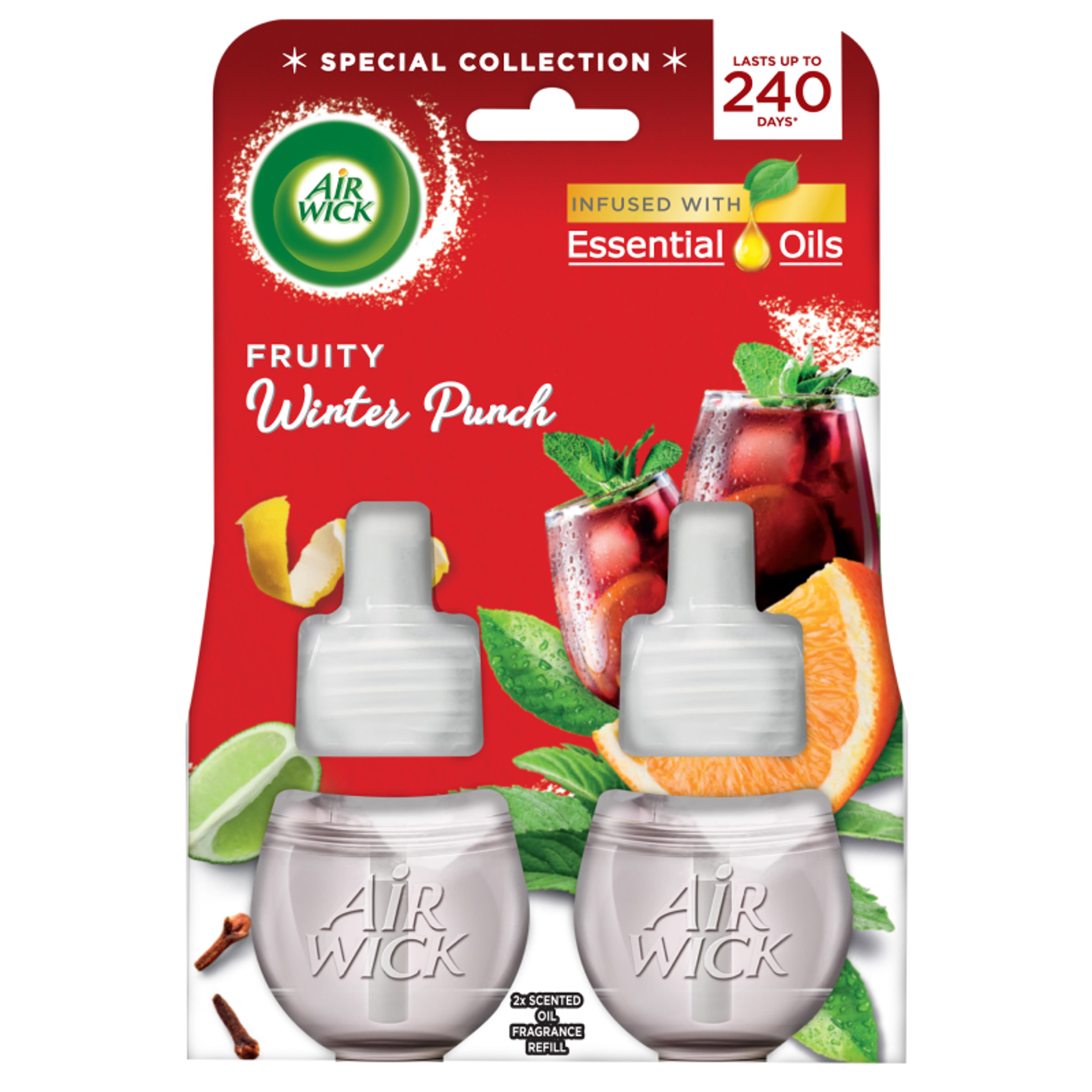 Air Wick elektromos légfrissítő utántöltő téli puncs illattal - 19 ml-3